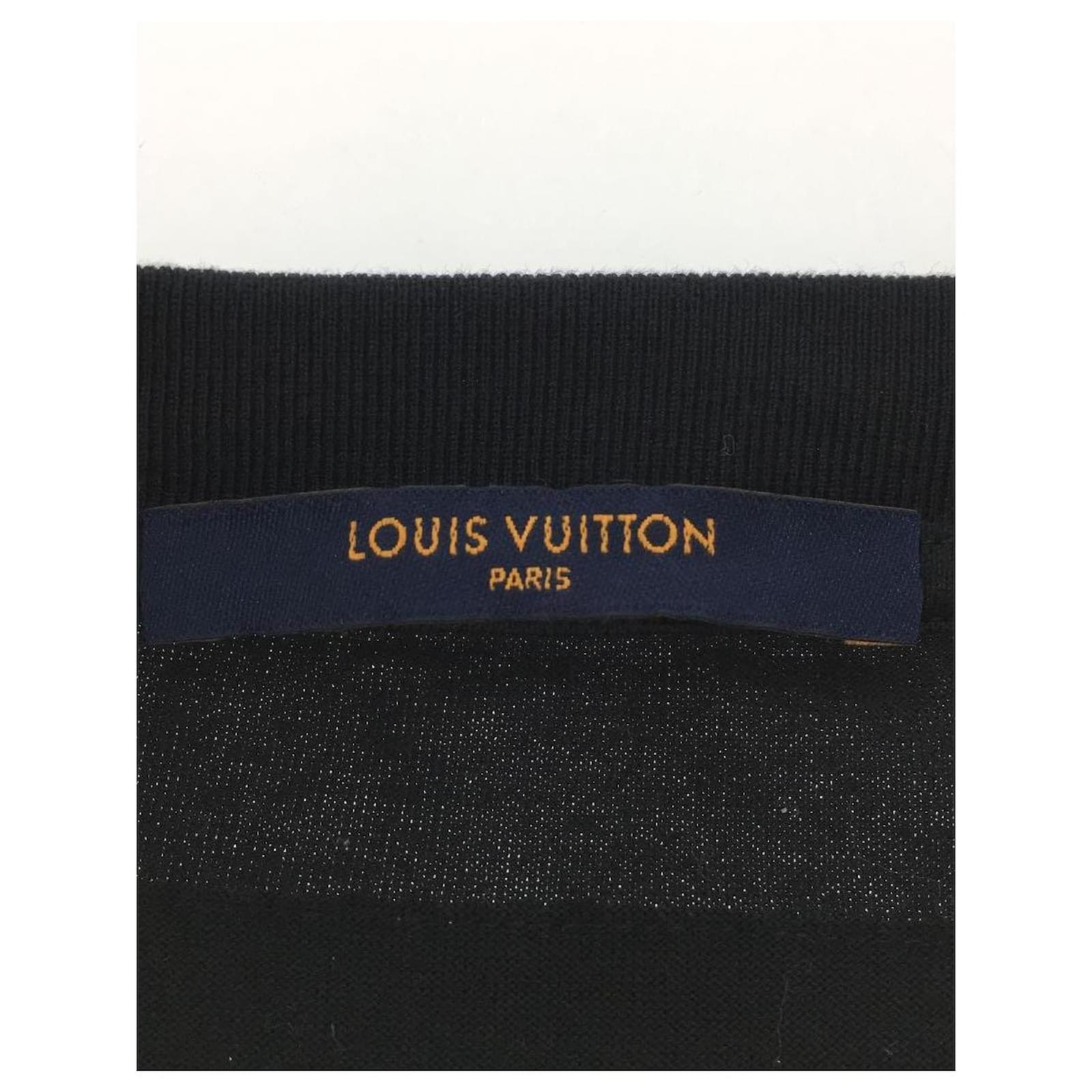 LOUIS VUITTON T-shirt / XL / Cotton / Black / RM201M NPG HIY17W / Spray  Chain Print Tee ref.446208 - Joli Closet