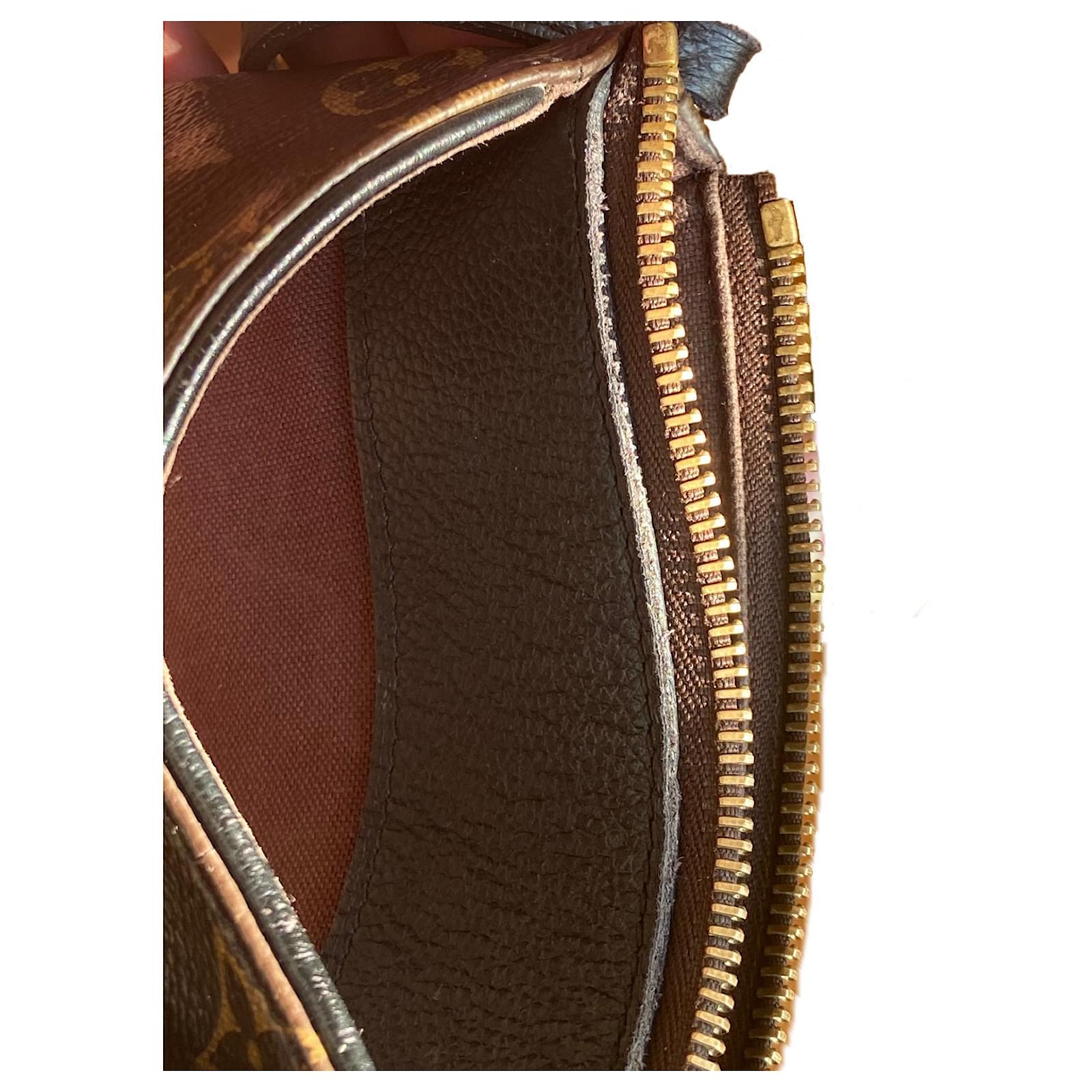 Louis Vuitton Pallas BB Monogram Clutch Dark brown Leather ref