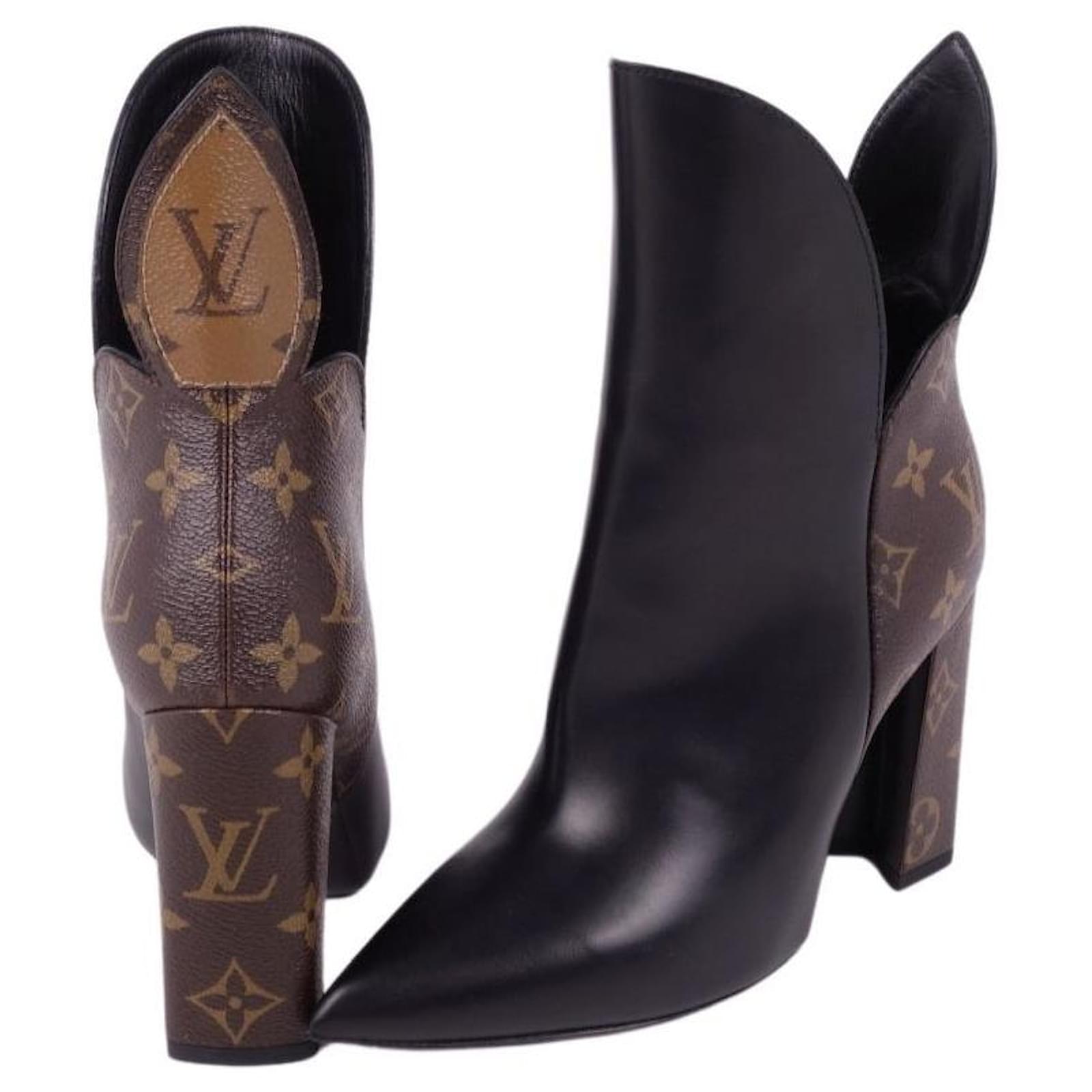 LOUIS VUITTON Botas Rodeo Queen Botas bajas Monogram piel de