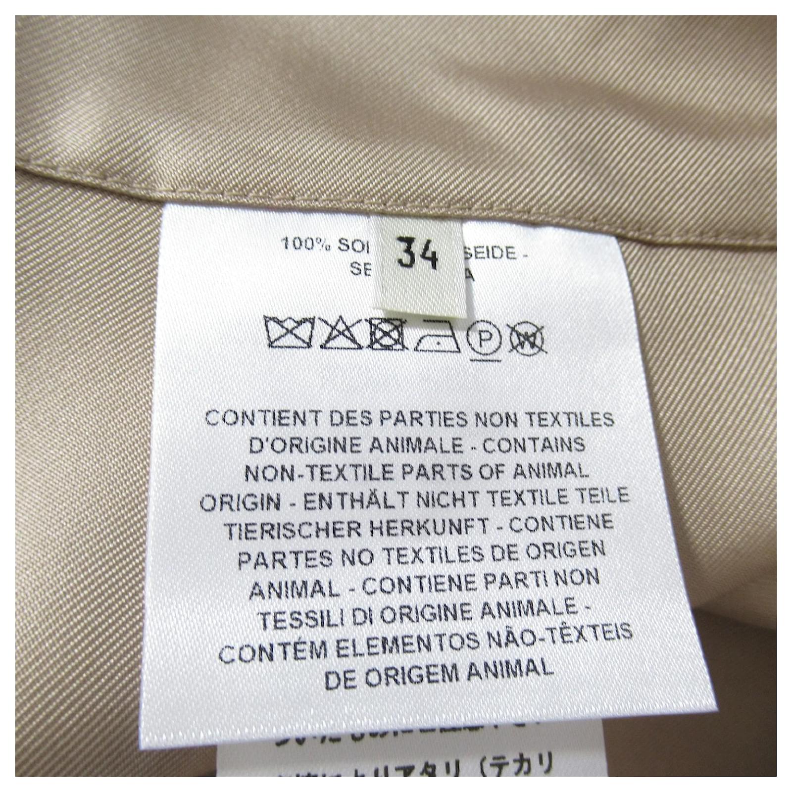Tunique Hermès D'occasion - 100% Soie - Taille L - Excellent état