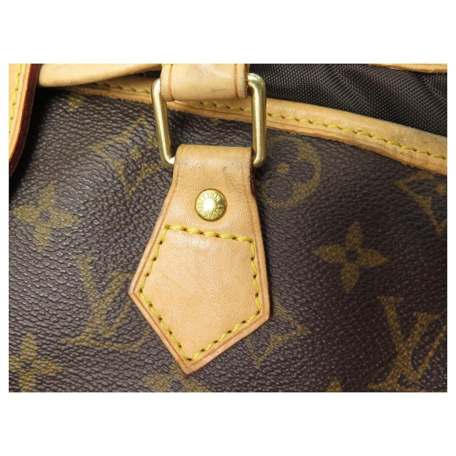 Louis Vuitton Brown Monogram Canvas Orange Leather Voyage Flat Thong Sandals  37,5 ref.265374 - Joli Closet