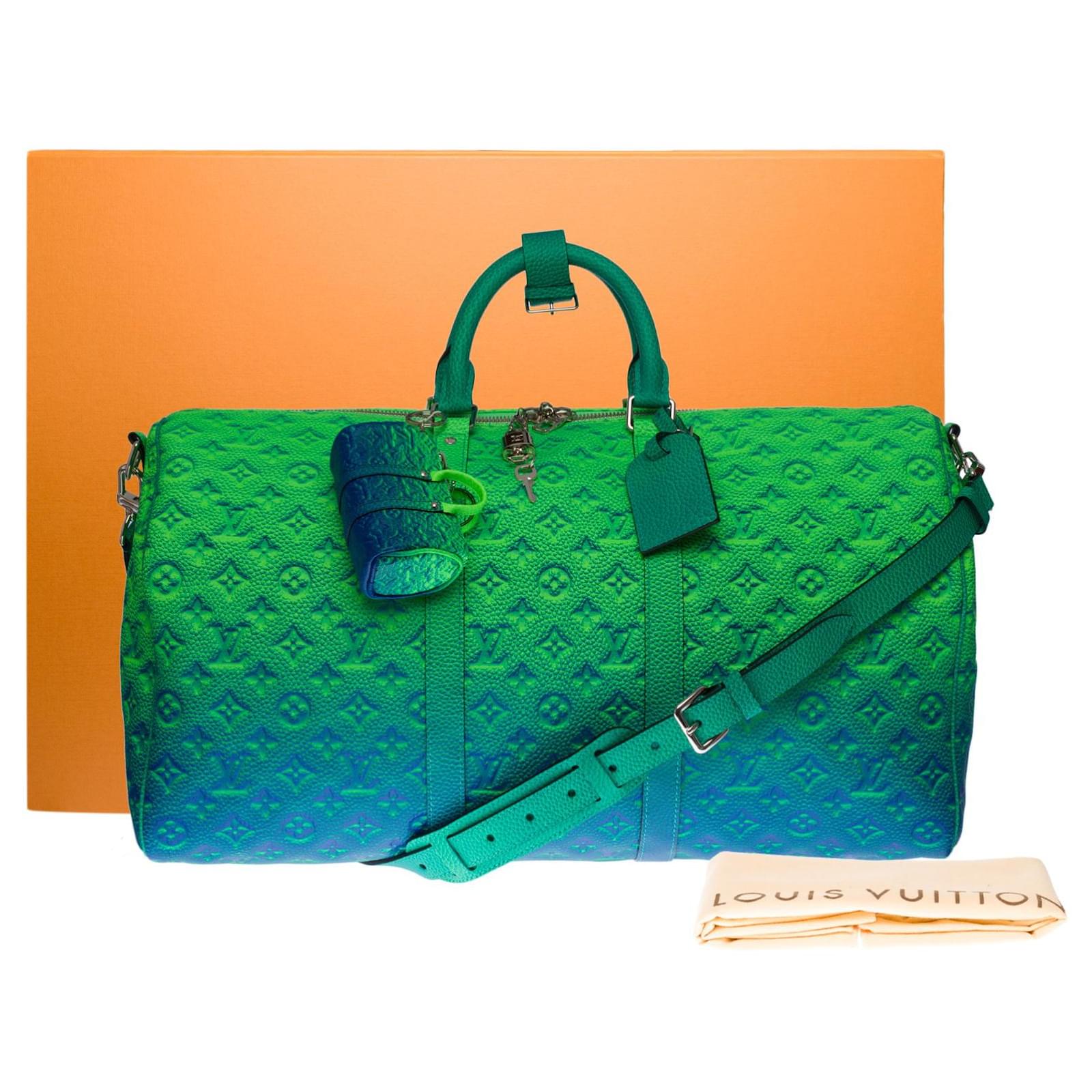 Louis Vuitton Virgil Abloh Blue & Green Monogram Illusion Leather Pocket  Organizer, 2022 Available For Immediate Sale At Sotheby's