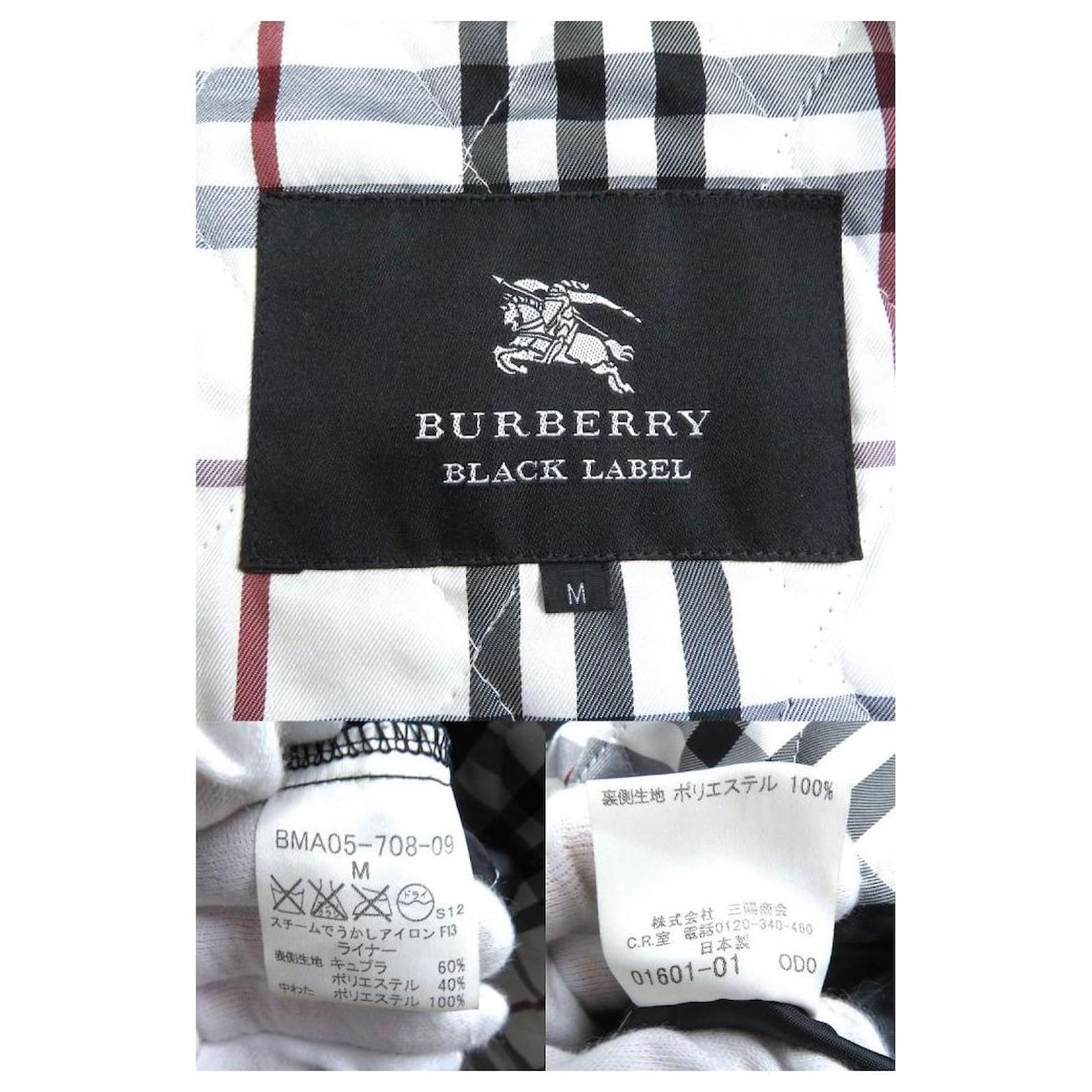 Used] Genuine △ BURBERRY BLACKLABEL Burberry black label batting