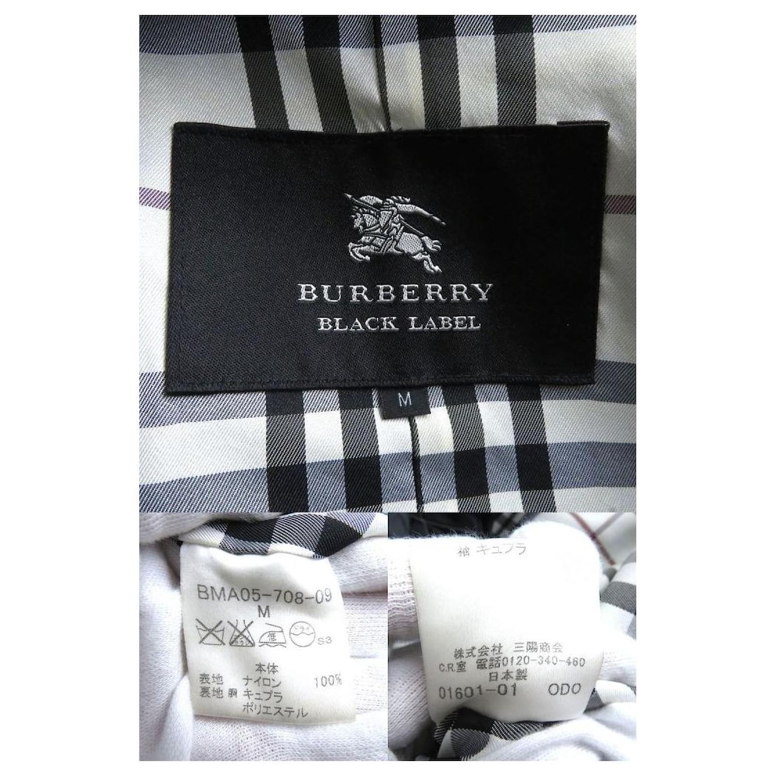 Used] Genuine △ BURBERRY BLACKLABEL Burberry black label batting 