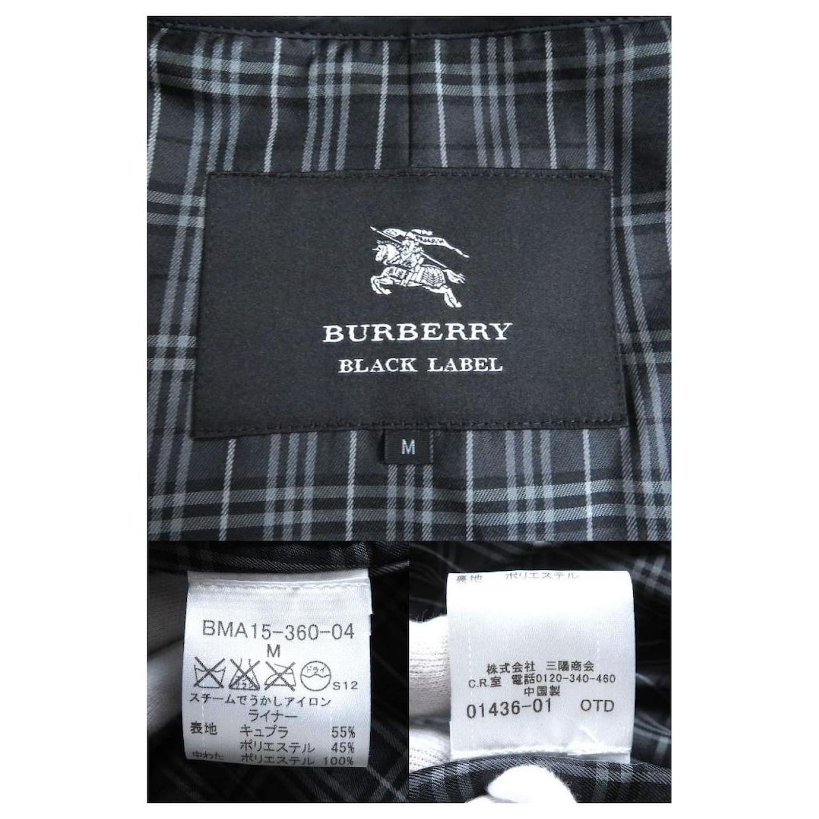 Used] Genuine △ BURBERRY BLACKLABEL Burberry black label batting