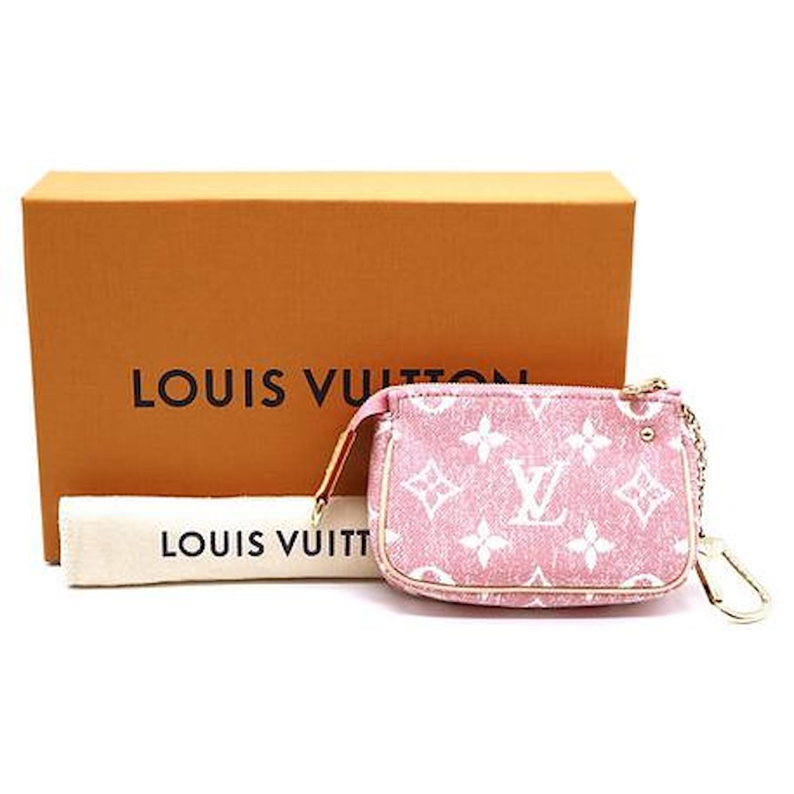 Louis Vuitton Micro Pochette Accessories Pink Denim – STYLISHTOP