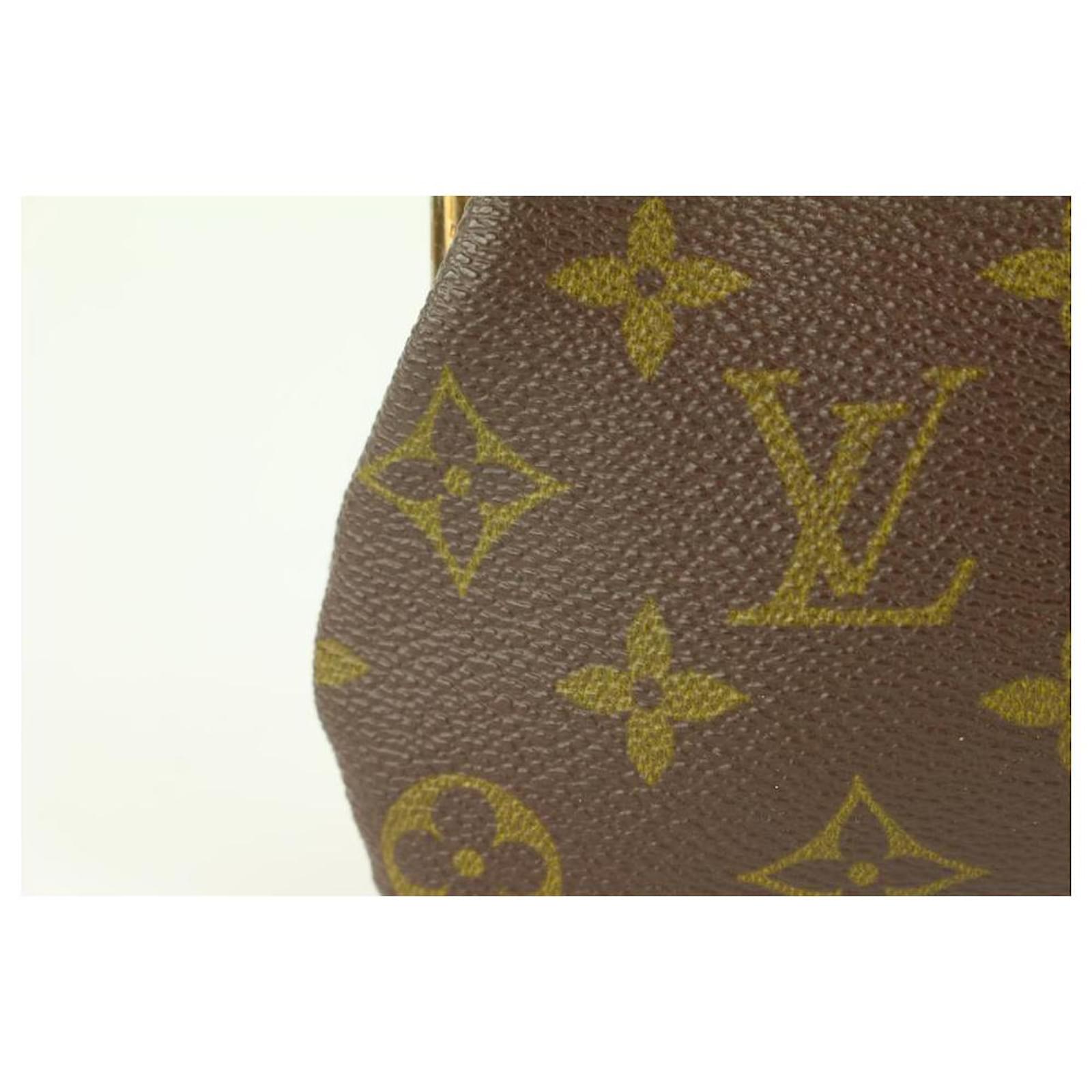 Louis Vuitton Ultra Rare Monogram Kisslock Pouch