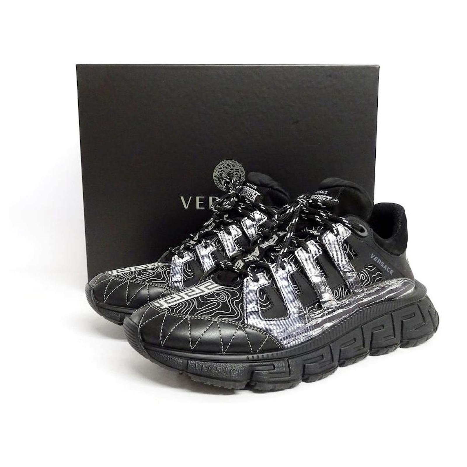 [Used] VERSACE Trigreca sneakers DSU8094D18TCG 43 "Versace Trigreca