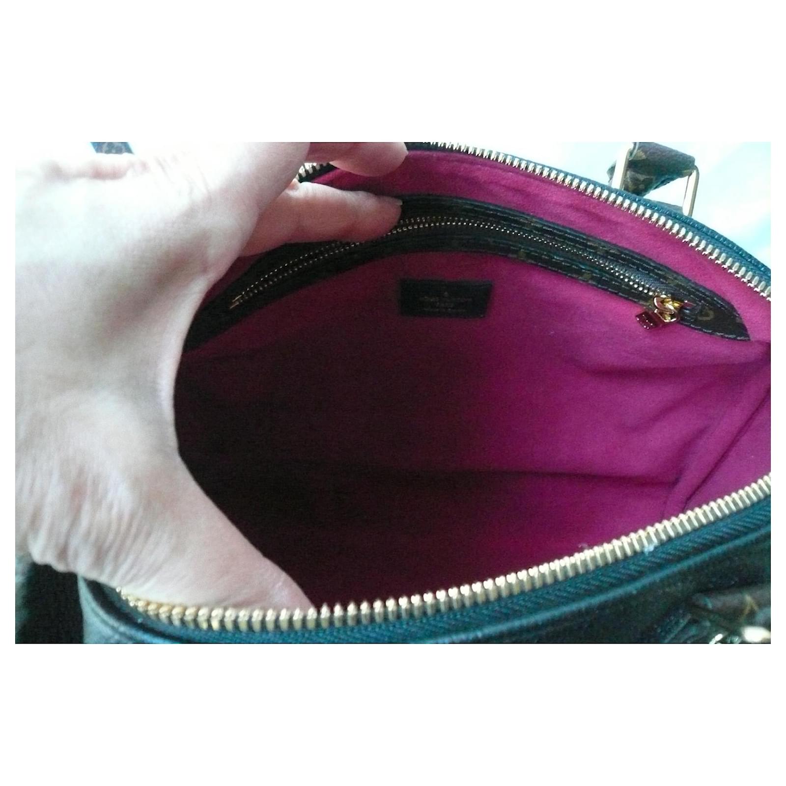 LOUIS VUITTON Shearling bag speedy Limited Edition Black Leather ref.450611  - Joli Closet