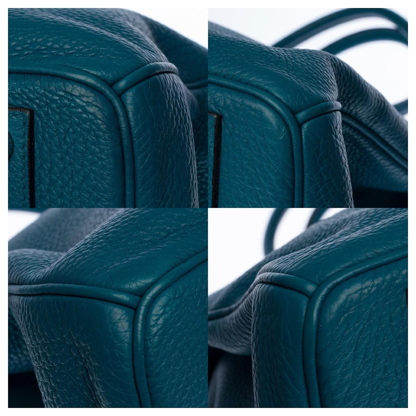 Birkin 40 leather handbag Hermès Black in Leather - 31605008