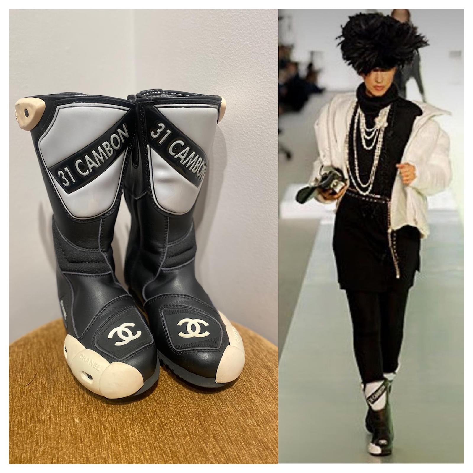 趣味・スポーツ・実用 Chanel super collction 2003 RARE 2003 CHANEL MOTO BOOTS IM SCREAMING | TikTok