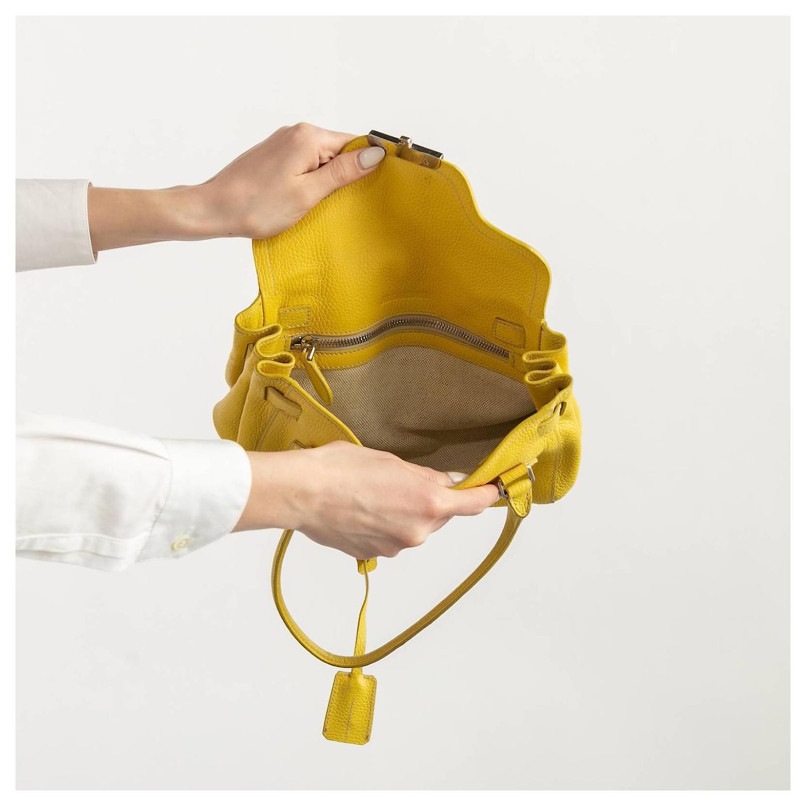 Jil Sander-Tasche Gelb Joli Closet