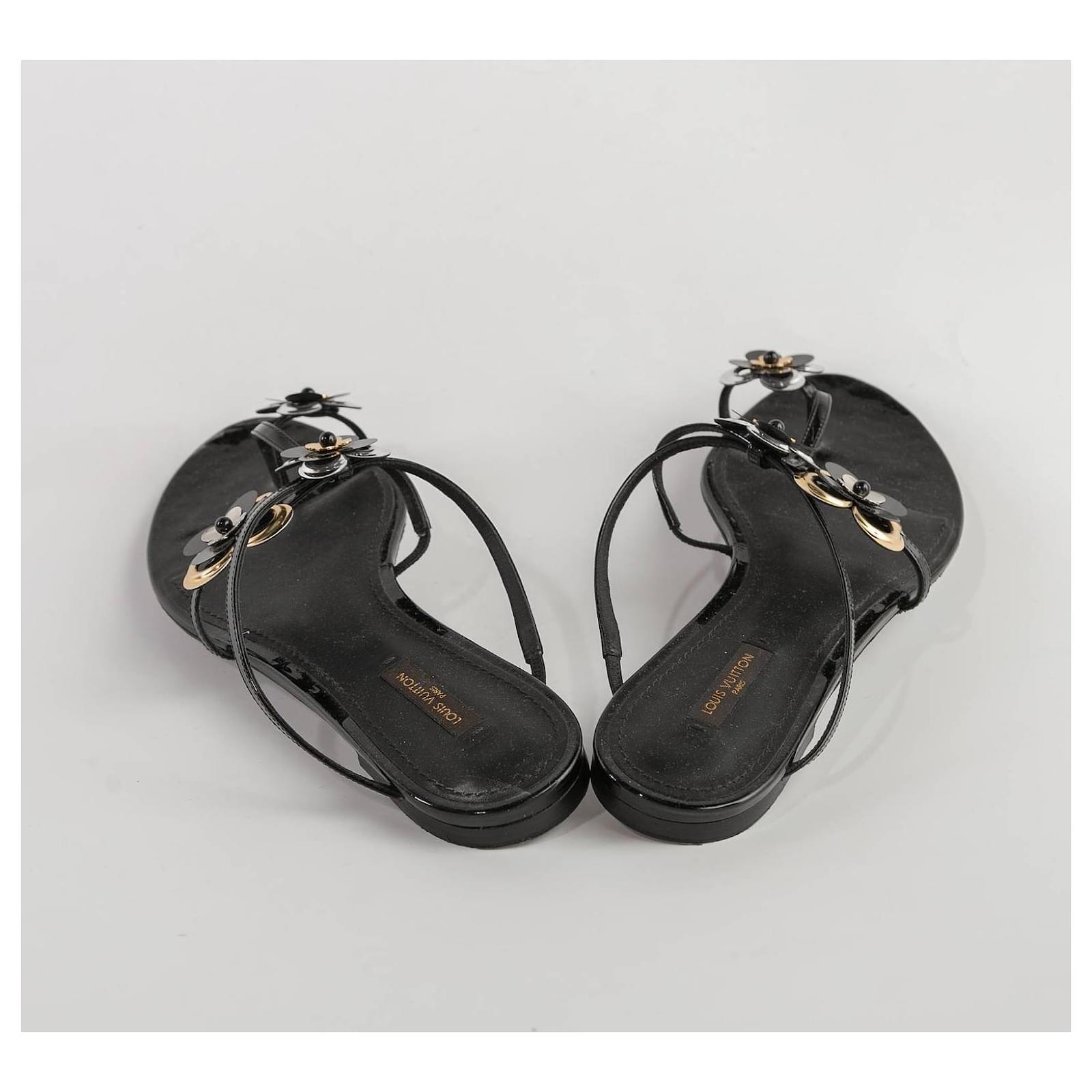 Louis Vuitton sandals Black ref.451571 - Joli Closet