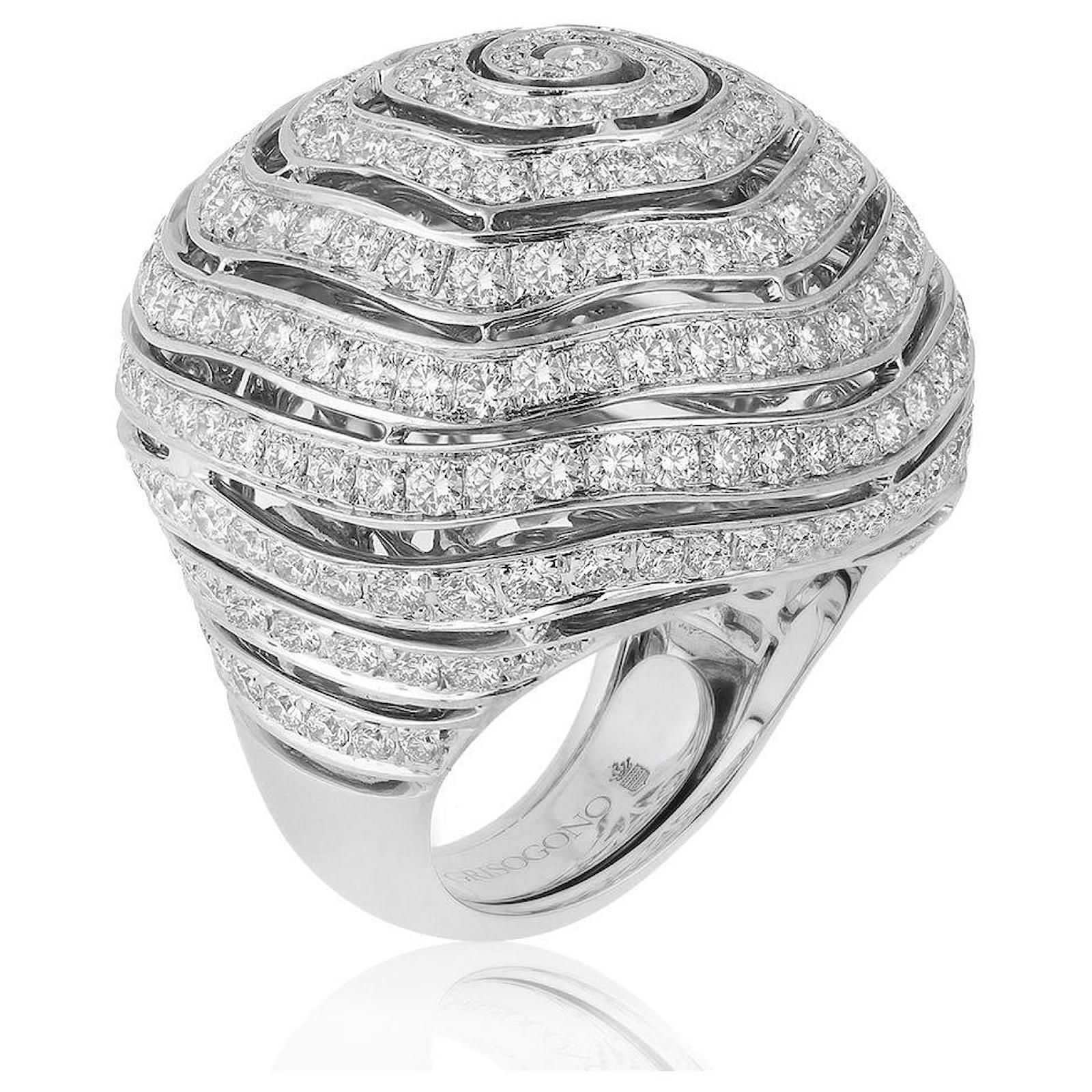 De GRISOGONO diamond gold ring ref.453869 - Joli Closet