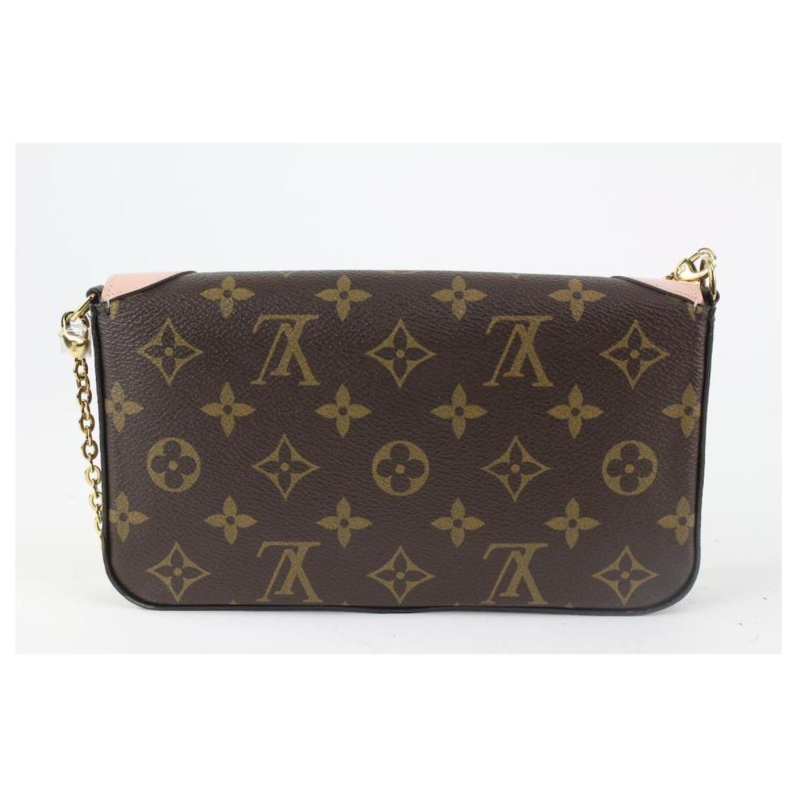 Louis Vuitton Monogram Pink Dog Pochette Felicie Crossbody Leather  ref.454630 - Joli Closet