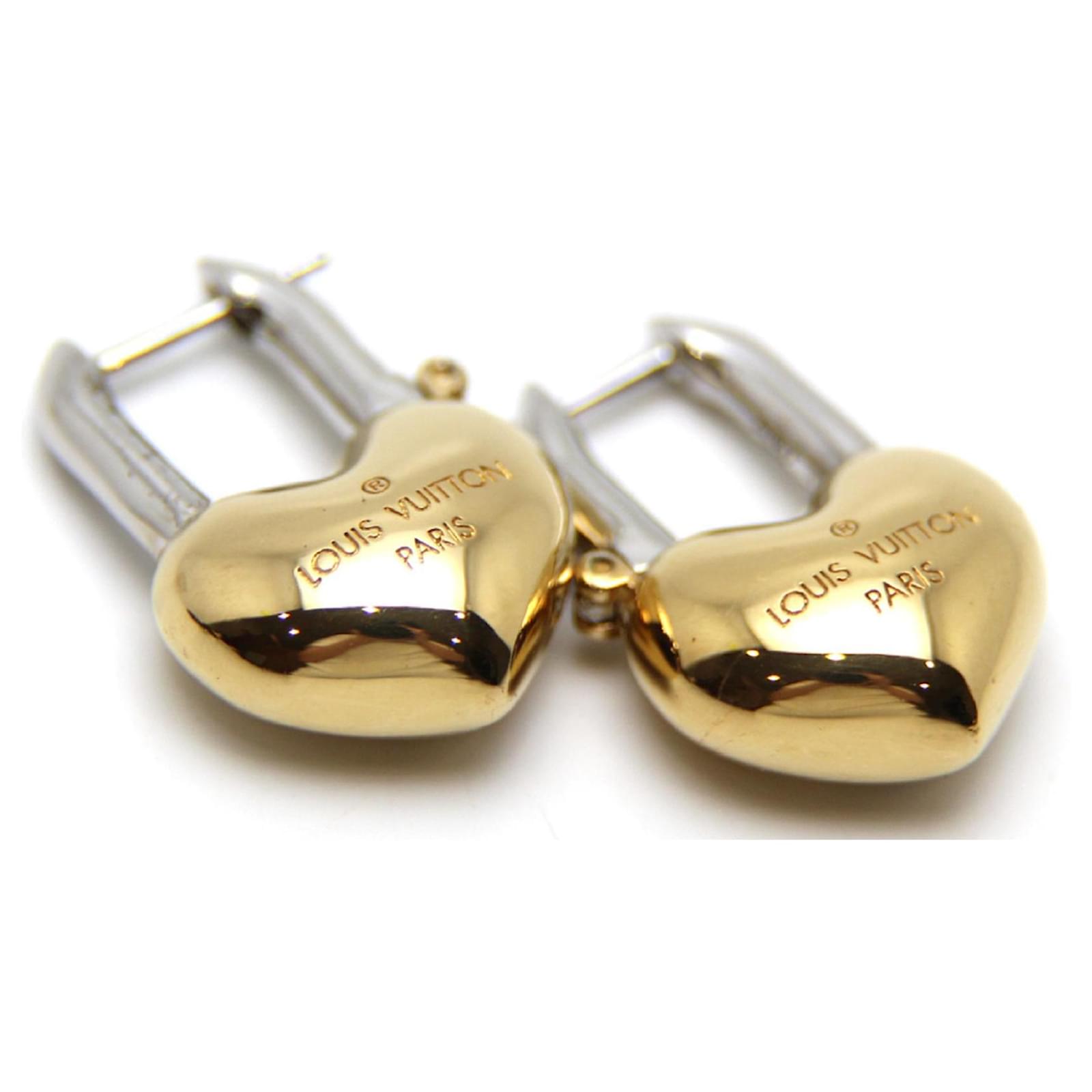 Used] Louis Vuitton GF Heart Earrings Book Ludo Reille Crazy In