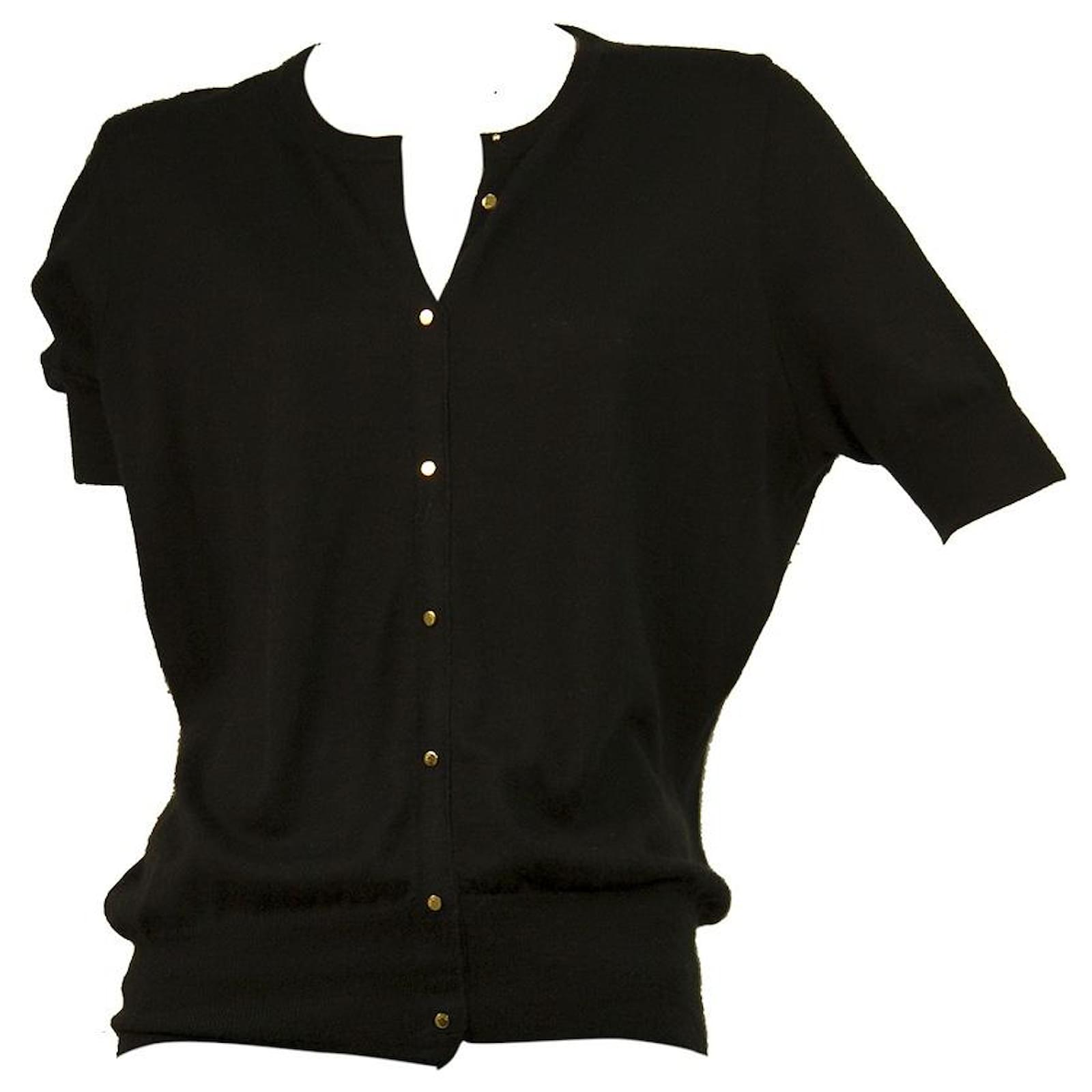 gucci blouse black and gold