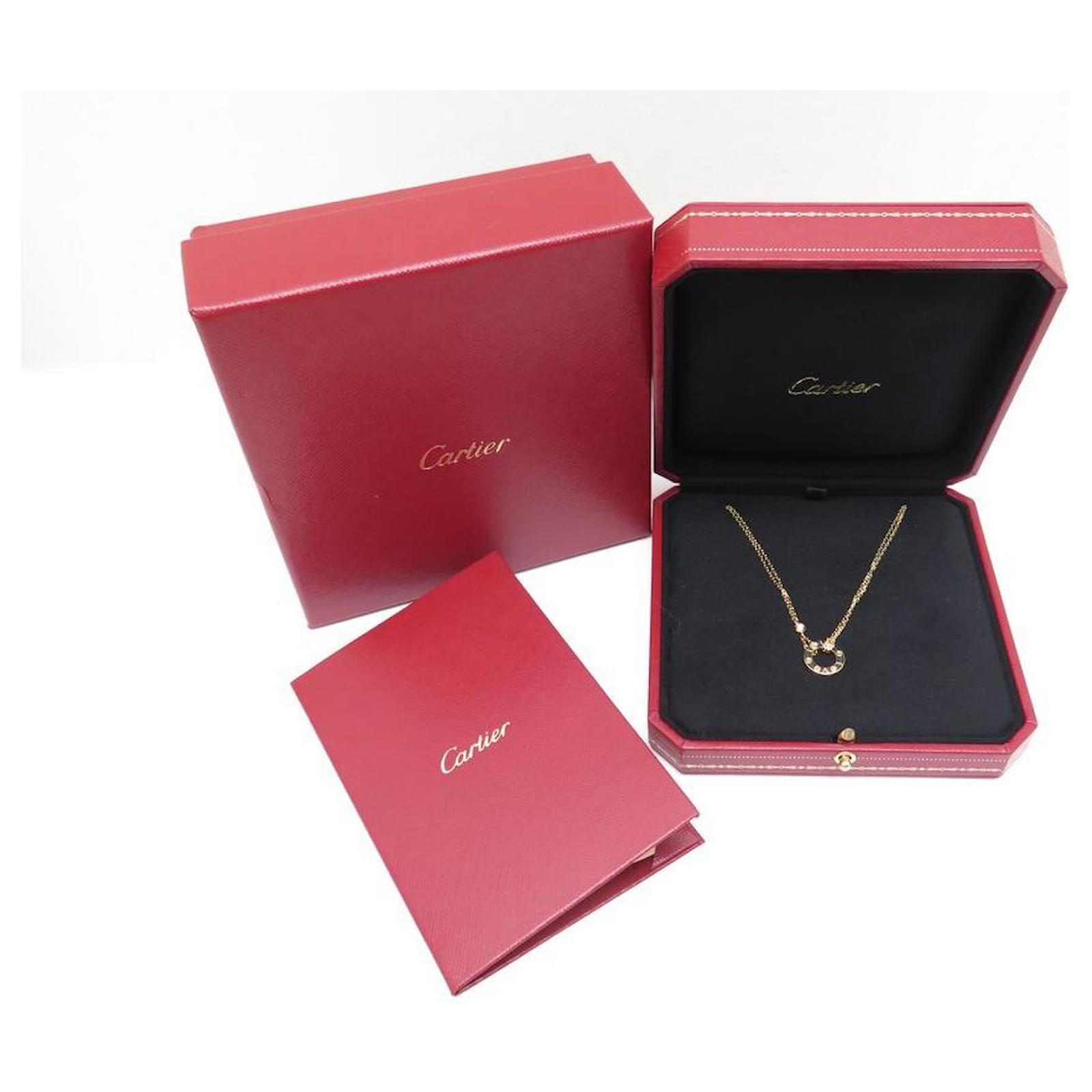 CARTIER LOVE NECKLACE 2 DIAMONDS 