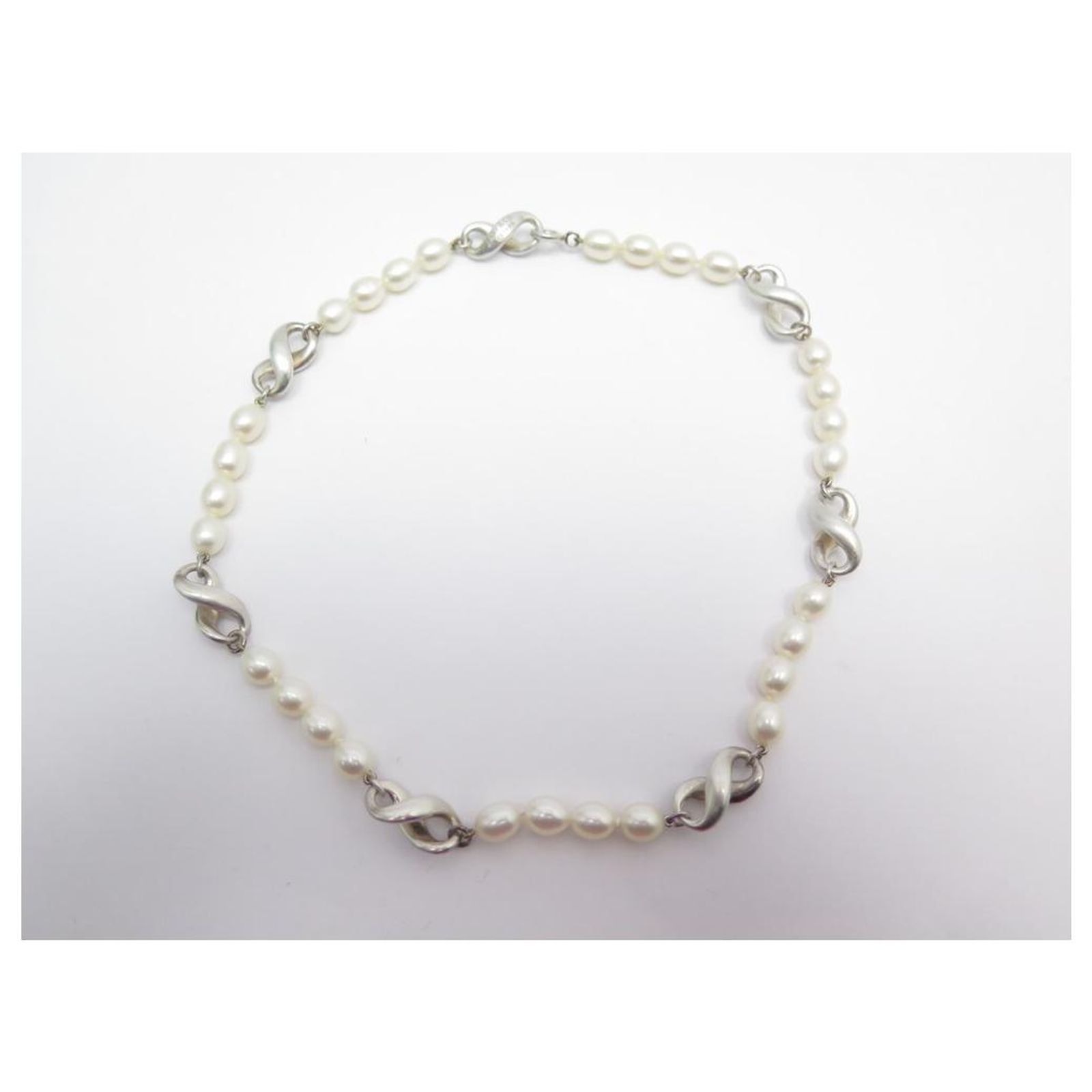 TIFFANY \u0026 CO INFINITY NECKLACE 41cm in 