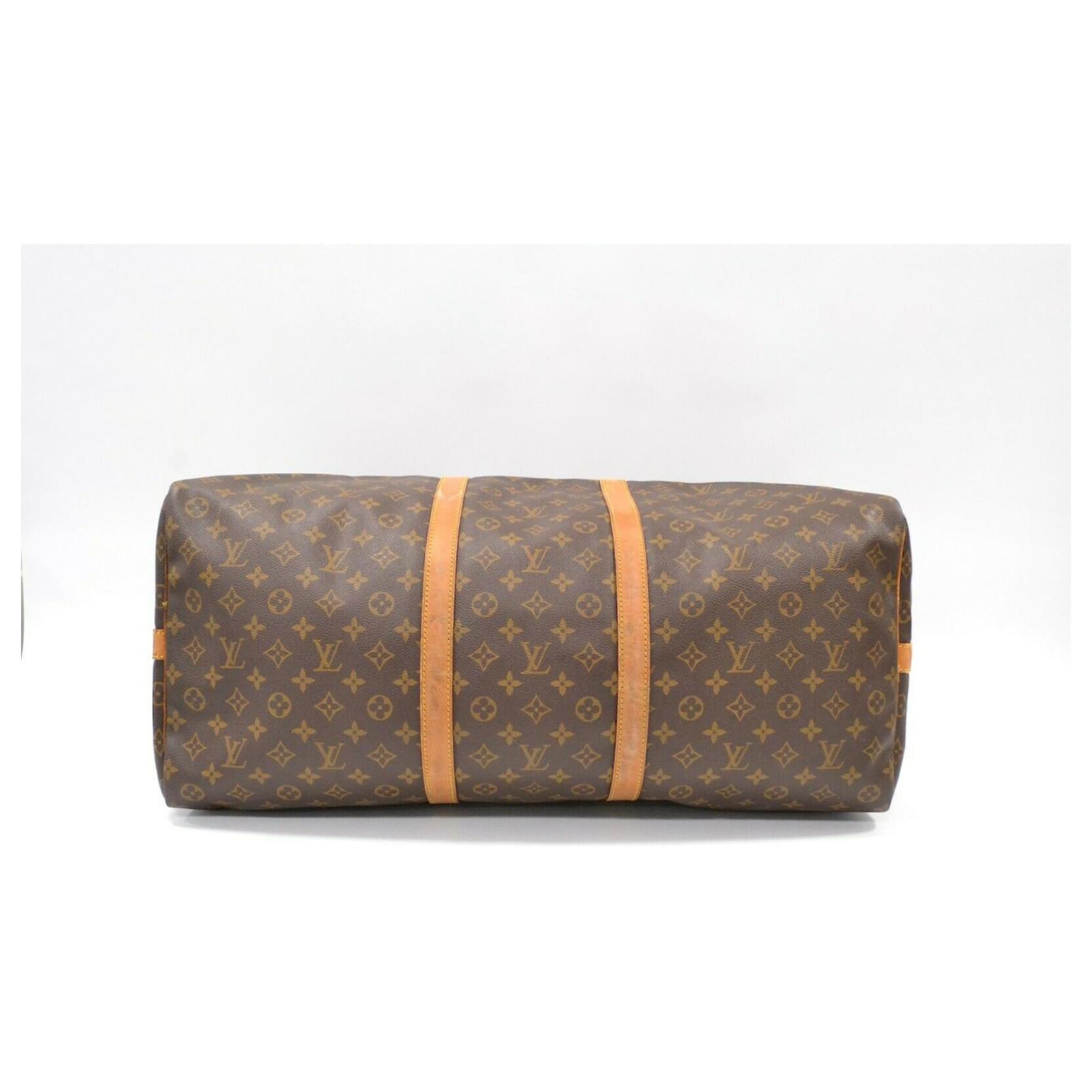 Louis Vuitton Brown Monogram Keepall Bandouliere 60 Cloth ref.956230 - Joli  Closet