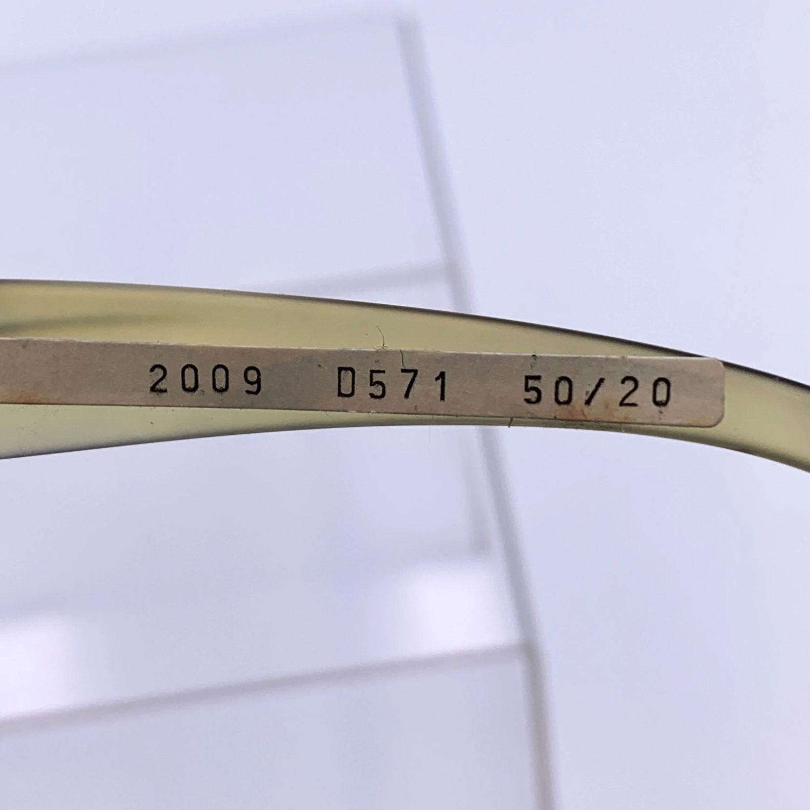 Christian Dior vintage sunglasses 2009 571 green 50/20 130MM 