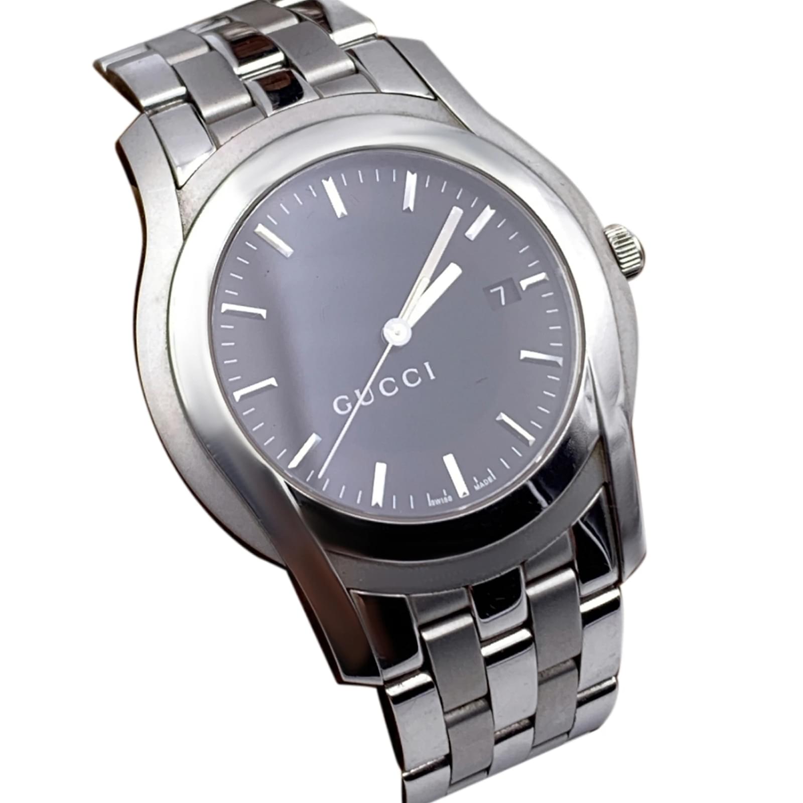 Gucci Silver Stainless Steel Mod 5500 