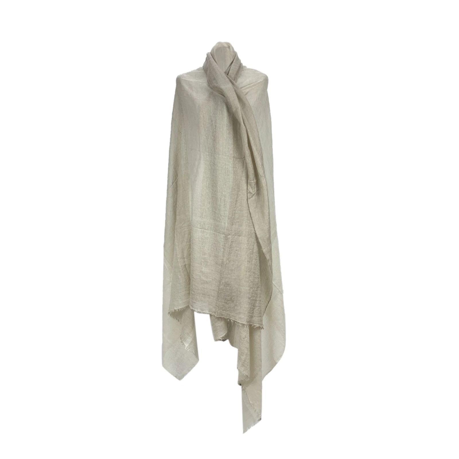 Écharpe Châle En 100% Cachemire - Couleur Beige Nude - Unisexe - Neuf Avec étiquettes