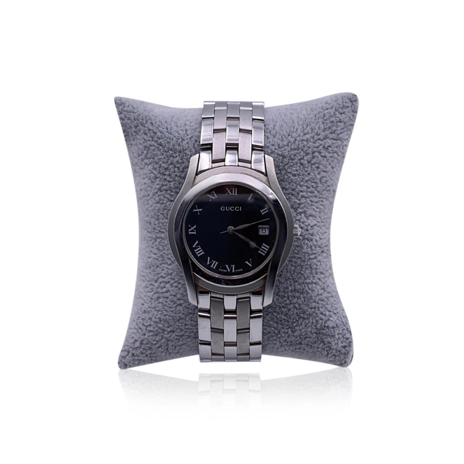 Gucci Stainless Steel Mod 5500 M Watch 