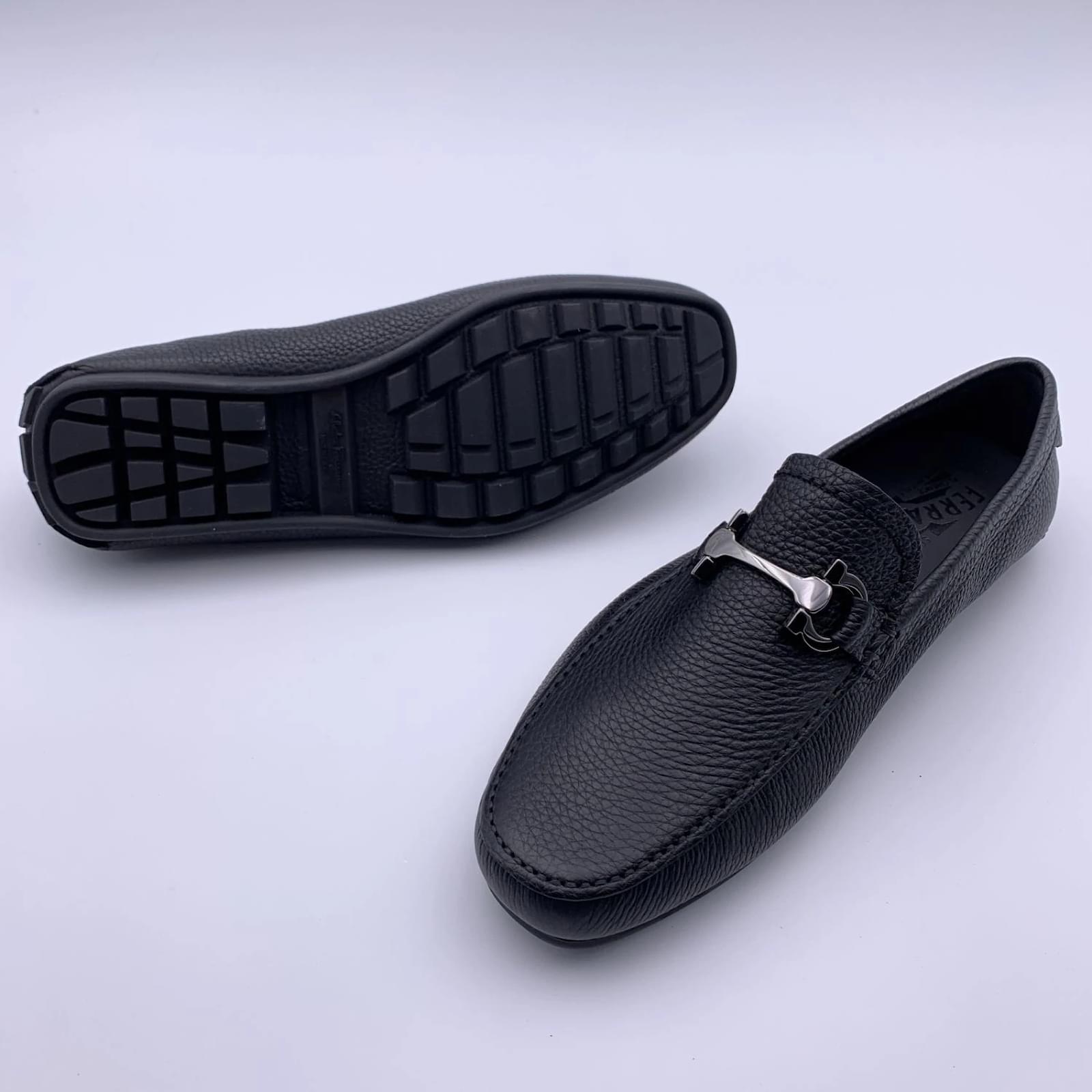 Salvatore Ferragamo 6.5EEE レザービットローファー Salvatore Ferragamo 6.5EEE レザービットローファー