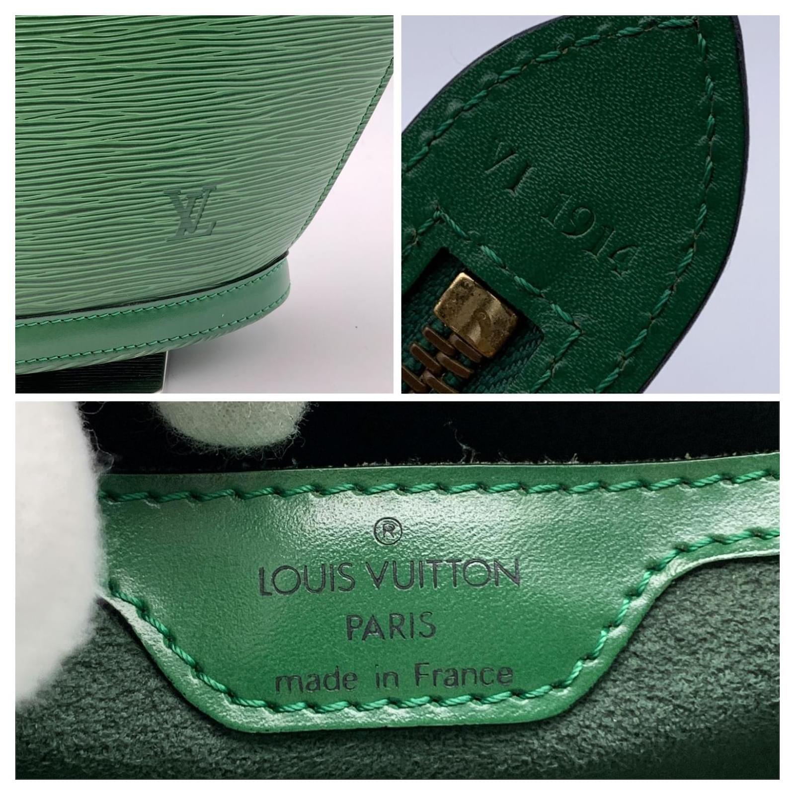 Louis Vuitton Vintage - Epi Saint Jacques PM Bag - Green - Leather and Epi  Leather Handbag - Luxury High Quality - Avvenice