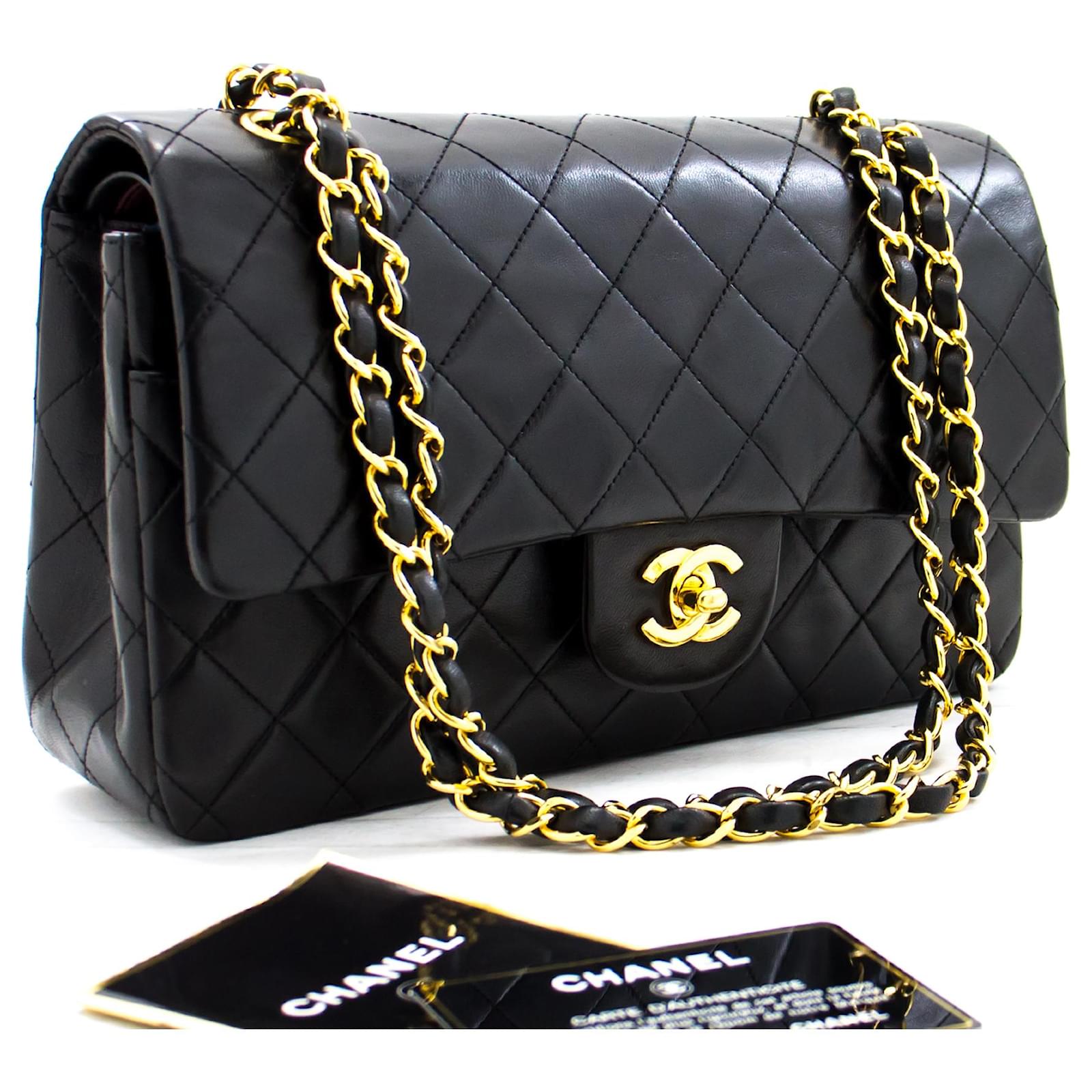 Chanel 2.55 Black Leather ref.457733 Joli Closet