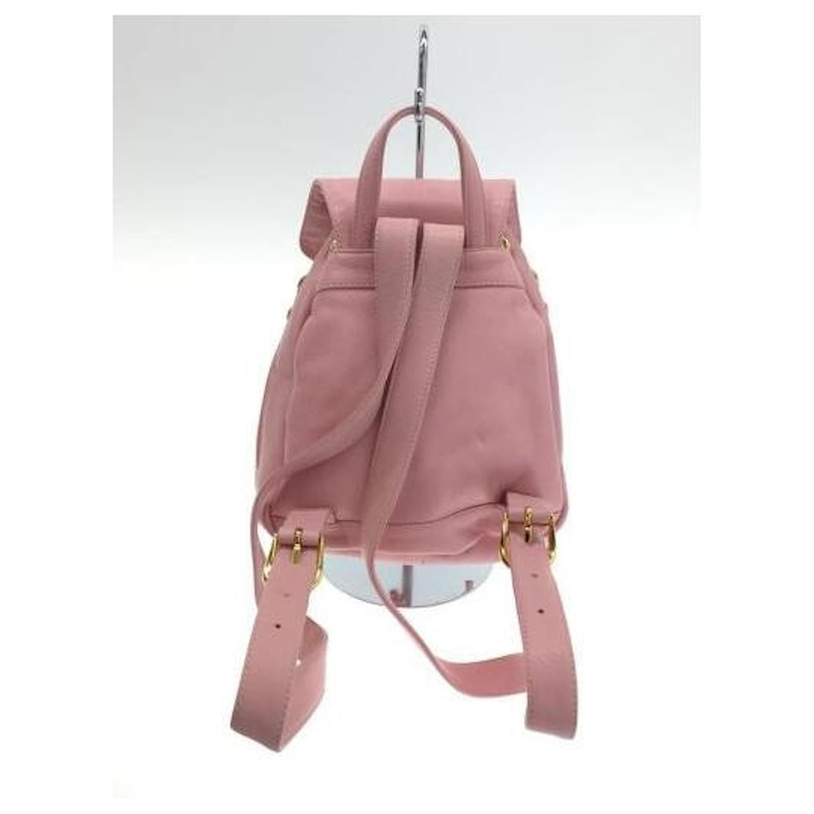 Gianni Versace Backpacks Pink Leather ref.458090 - Joli Closet