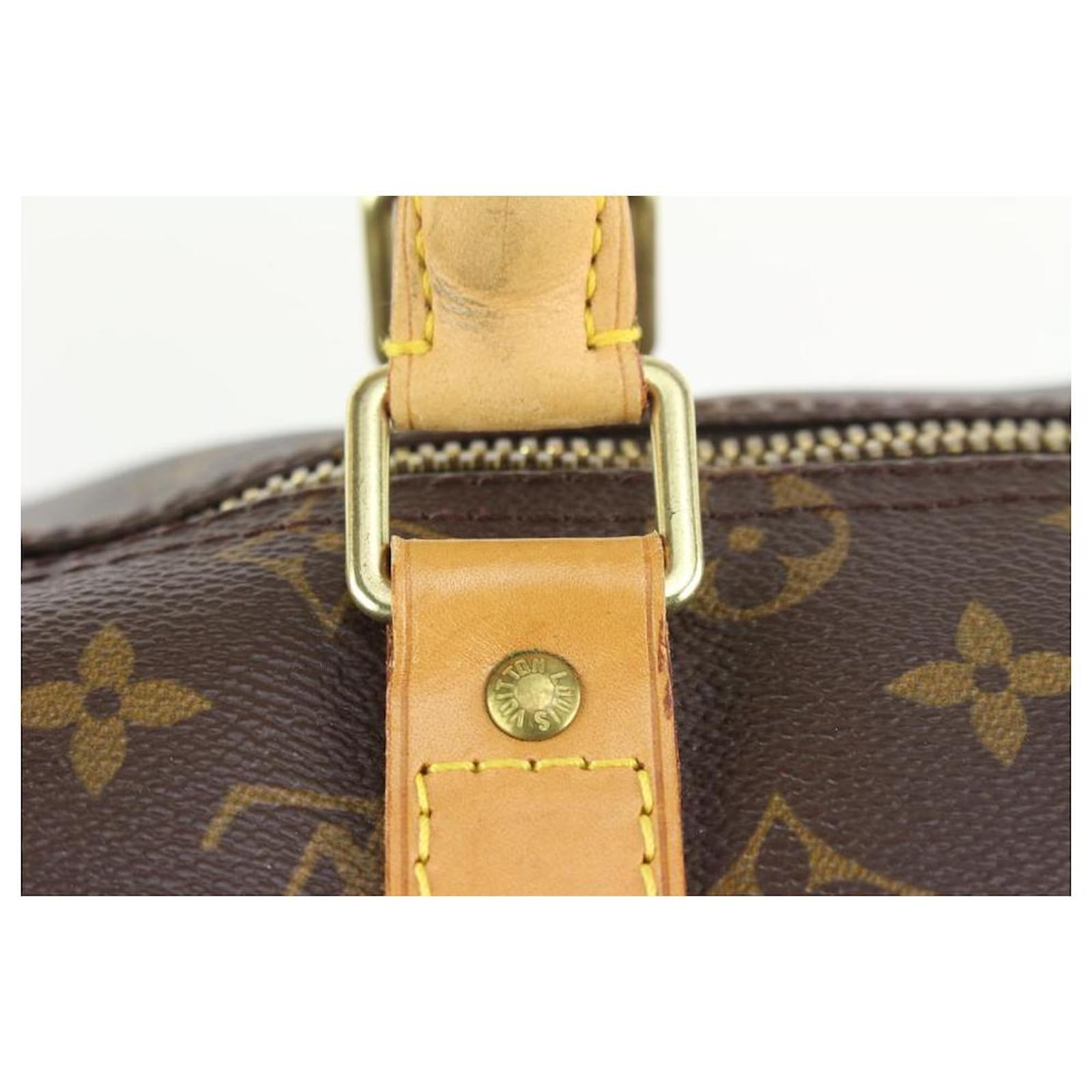 Louis Vuitton Monogram Keepall Bandouliere 45 Duffle Bag with Strap Leather  ref.458243 - Joli Closet
