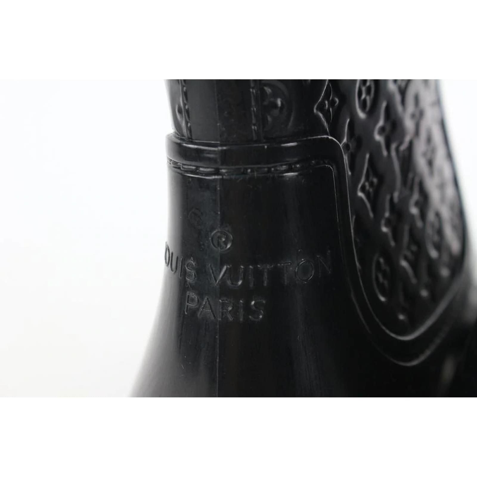 Boots Louis Vuitton Black size 39 EU in Rubber - 35719549