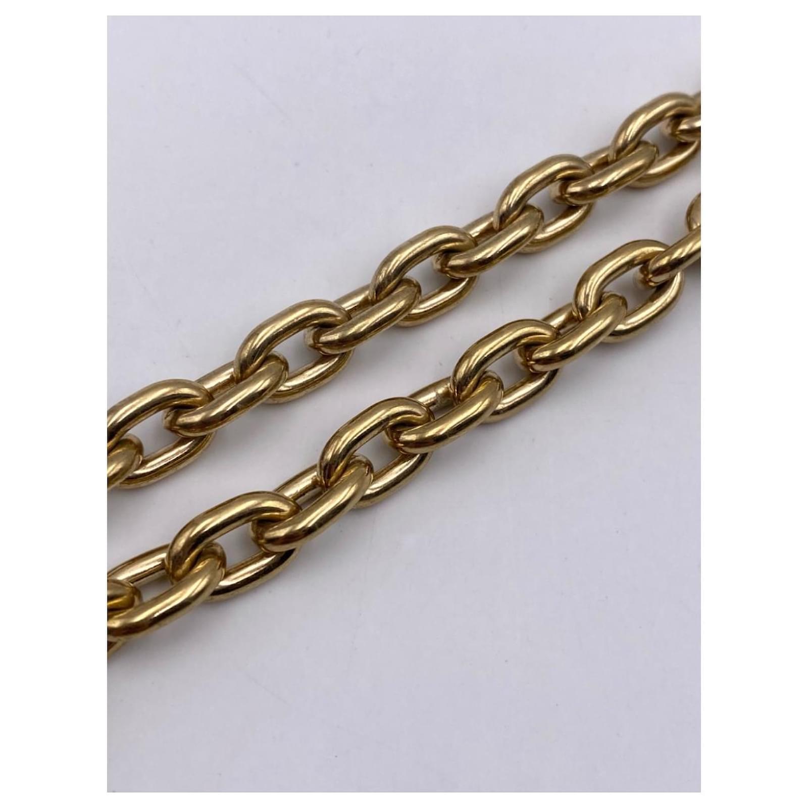Louis Vuitton Goldtone Metal Chain Strap - Yoogi's Closet