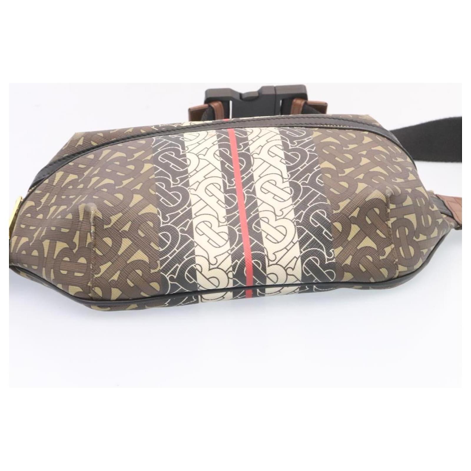 BURBERRY Monogram Body Bag Waist Bag Brown Auth 26698 ref.458983