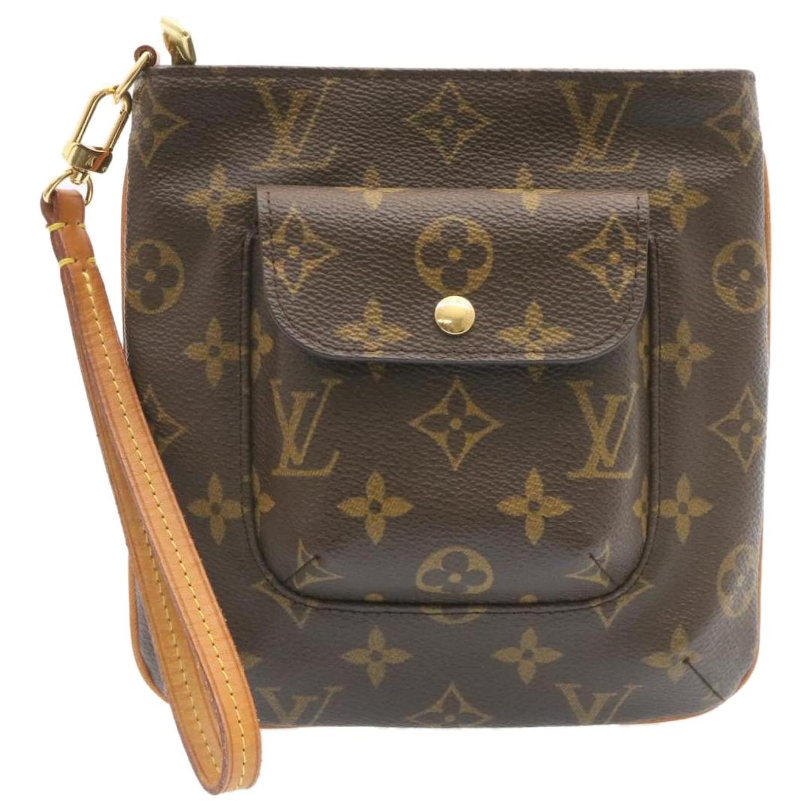 LOUIS VUITTON Monogram Partition Clutch Bag Pouch M51901 LV Auth pt5080  Cloth ref.700153 - Joli Closet