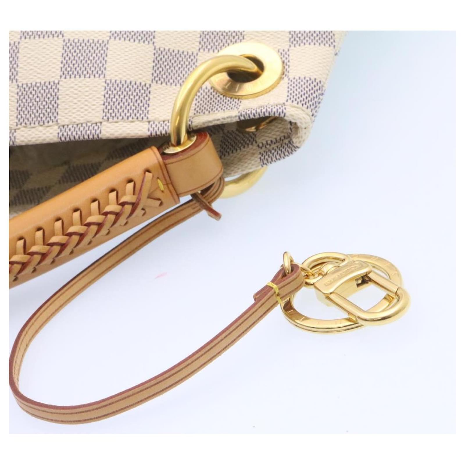 LOUIS VUITTON Handbag N41174 Arti MM Damier Azur Canvas/Leather