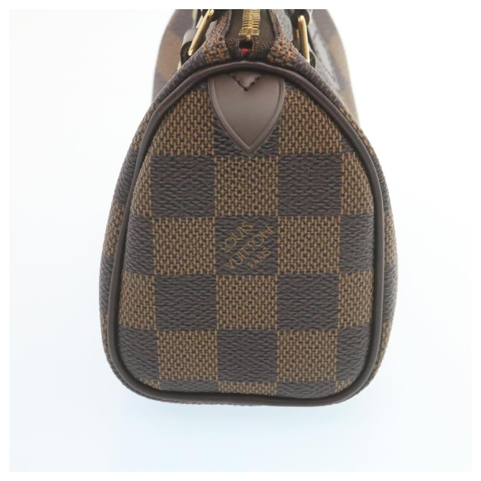 LOUIS VUITTON Damier Ebene Mini Speedy Hand Bag SP order M41534 LV Auth  27657 ref.459328 - Joli Closet