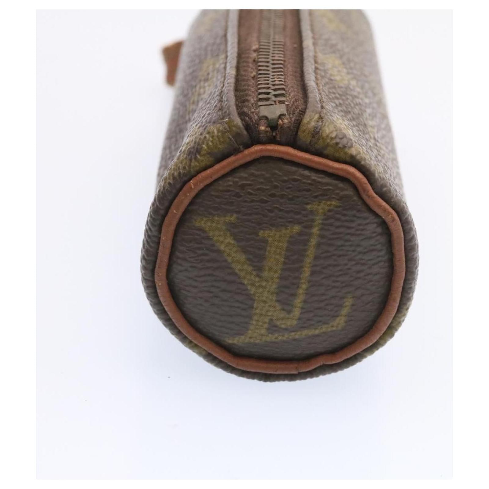 Louis Vuitton, Bags, Auth Louis Vuitton Monogram Trousse Ronde Pen Case  Pouch