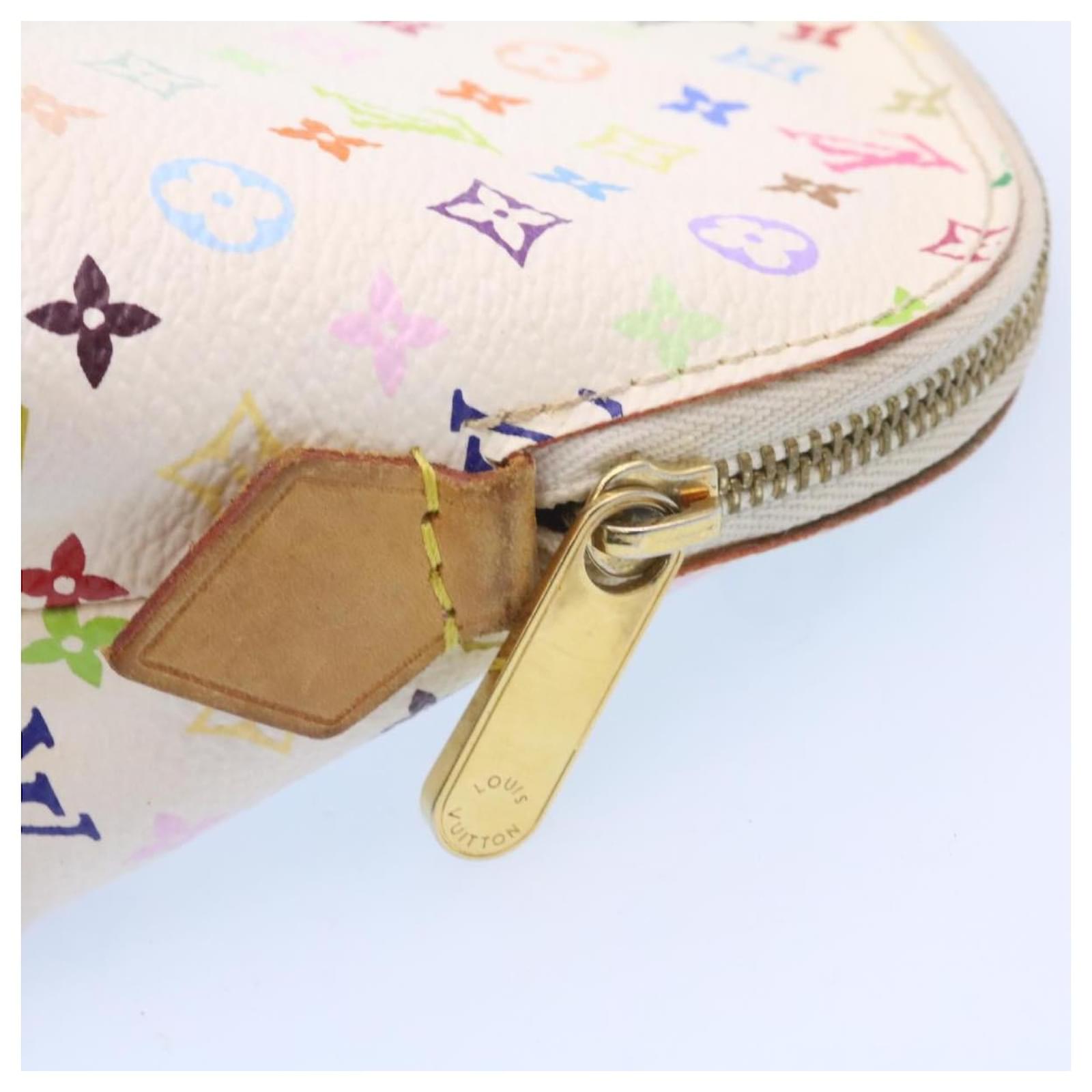 LOUIS VUITTON Monogram Multicolor Pochette Cosmetic Pouch M47354 LV Auth  yk2881 White ref.459846 - Joli Closet