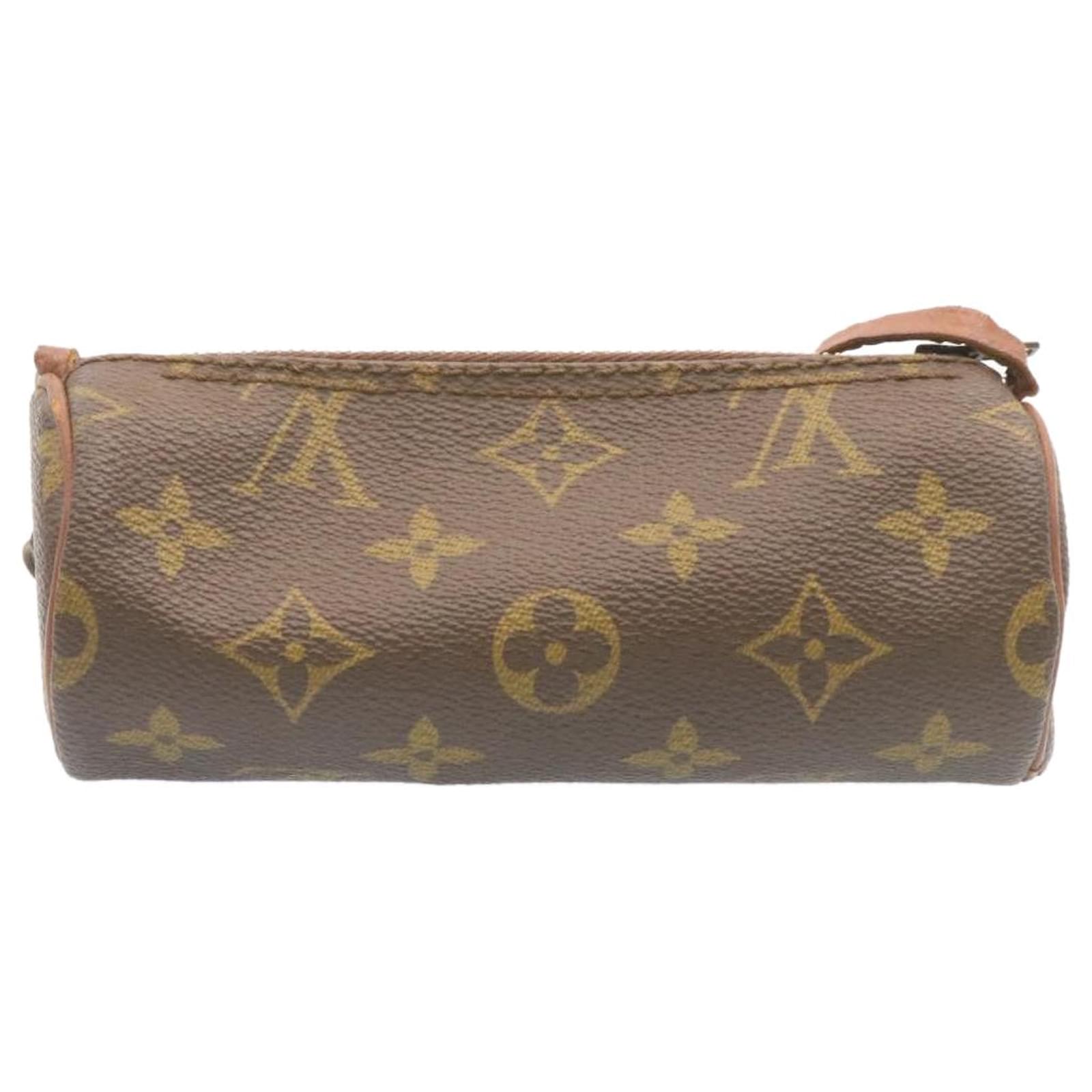 LOUIS VUITTON Monogram Papillon Pouch Pouch Vintage LV Auth 26882