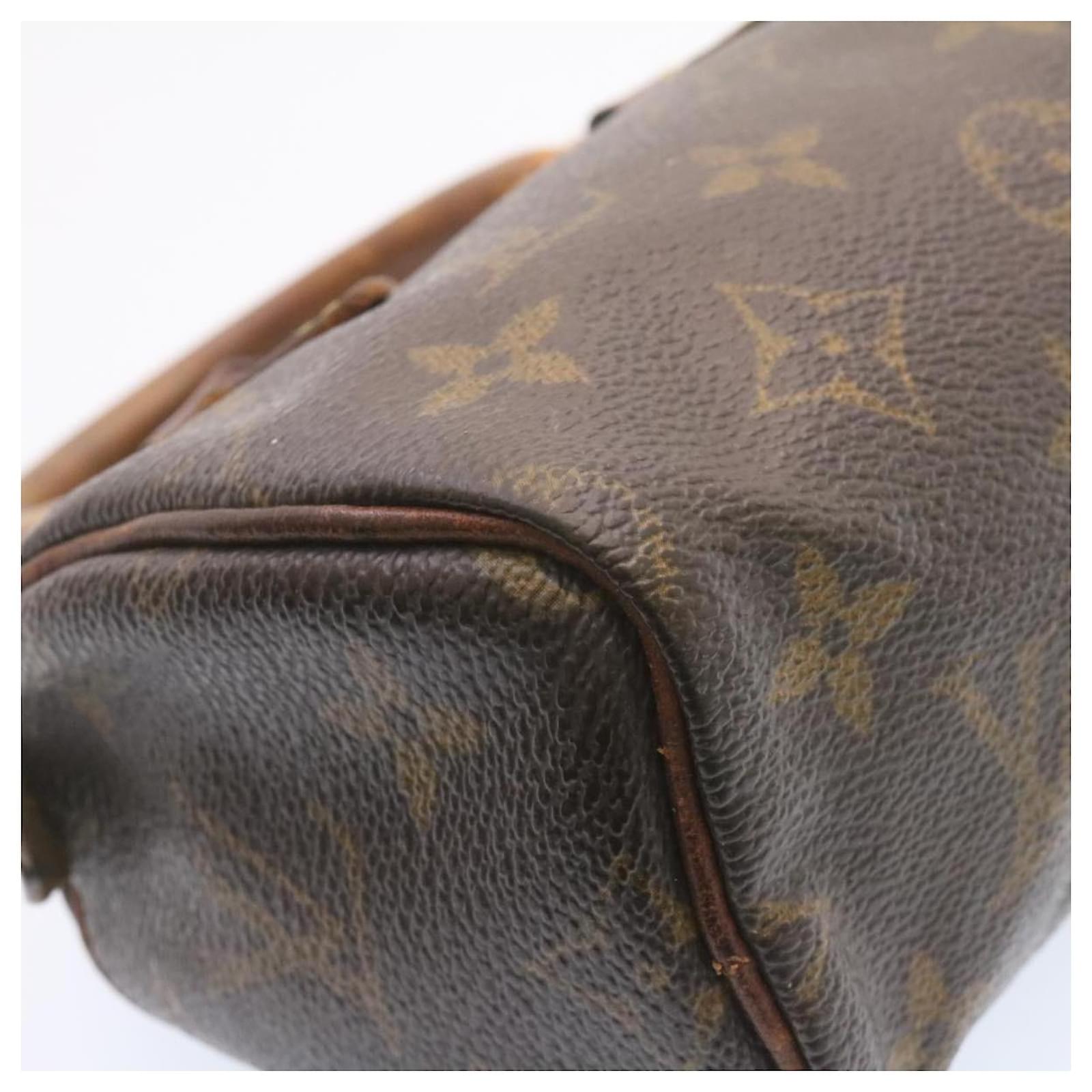 LOUIS VUITTON Monogram Mini Speedy Hand Bag M41534 LV Auth 32810 Cloth  ref.710758 - Joli Closet