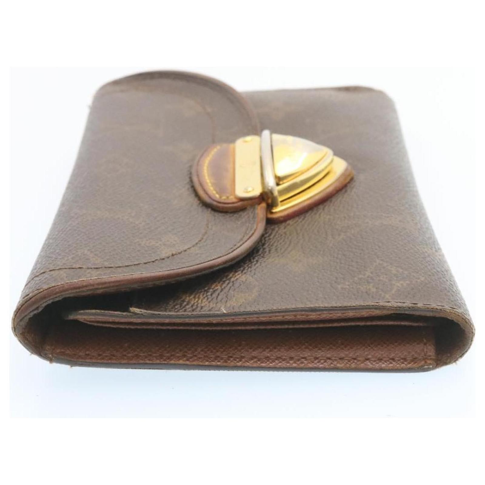 LOUIS VUITTON Long Wallet Clasp Portefeuille Eugenie Koala Monogram M60123  Brown