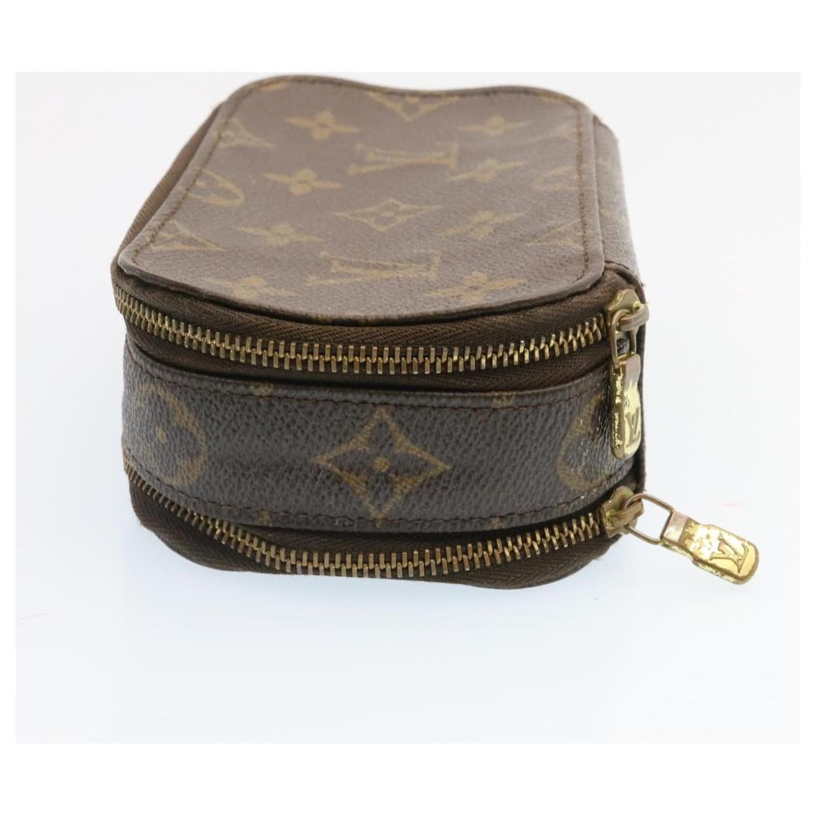 MAKEUP BAG LOUIS VUITTON BRUSH PM M47510 IN MONOGRAM POUCH CANVAS