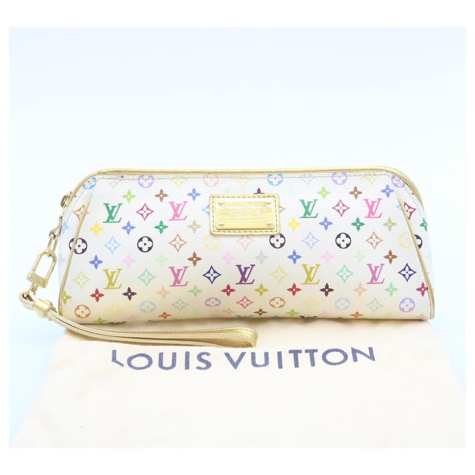 LOUIS VUITTON Monogram Multicolor Kate Pouch Clutch Bag White M55212 Auth  jk766 ref.460182 - Joli Closet