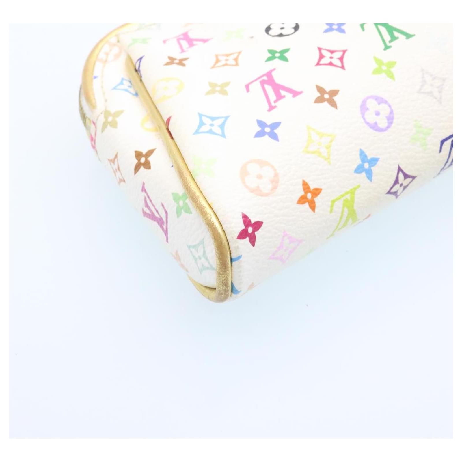 LOUIS VUITTON Monogram Multicolor Kate Pouch Clutch Bag White M55212 Auth  jk766 ref.460182 - Joli Closet