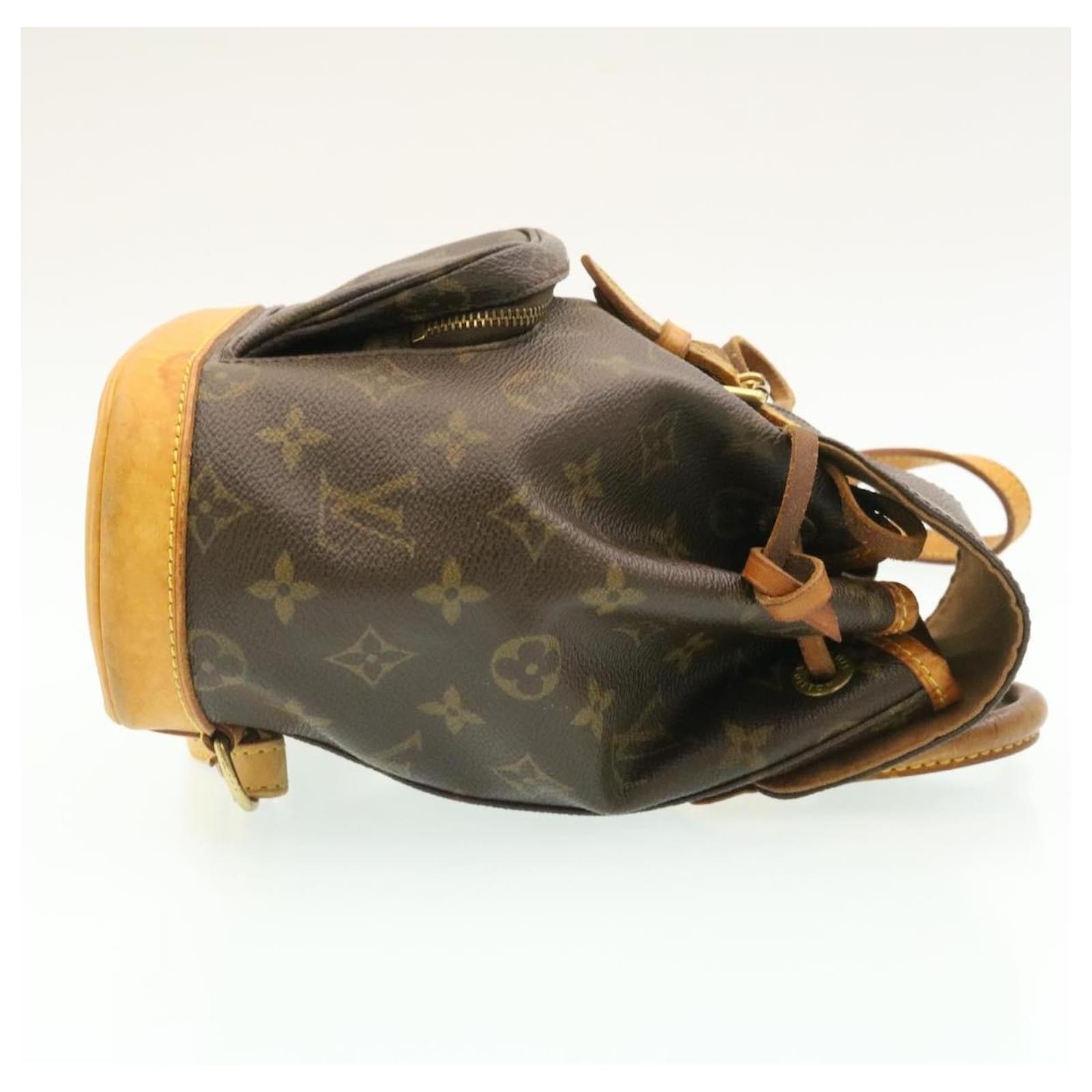 LOUIS VUITTON Monogram Montsouris PM Backpack M51137 LV Auth nh263