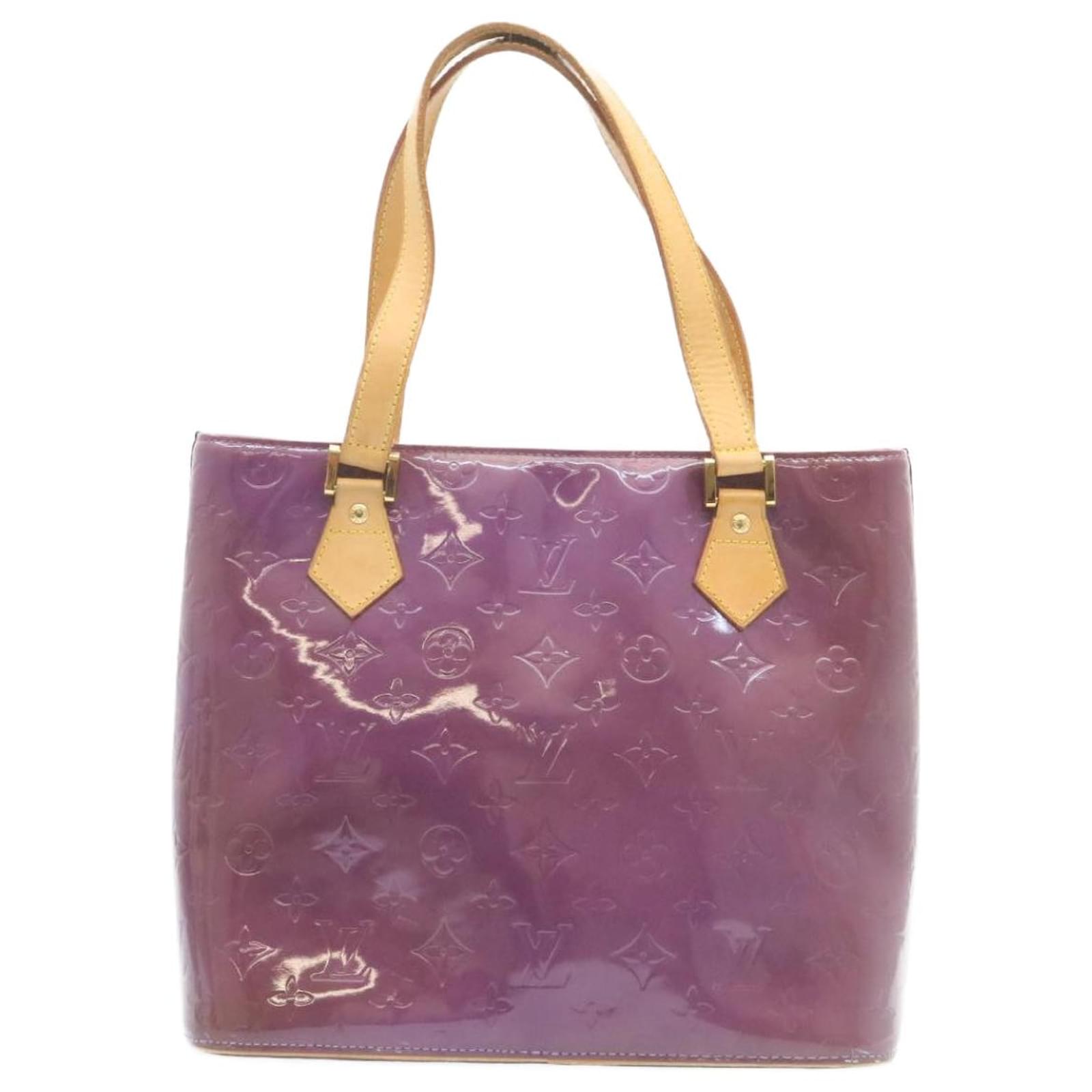 LOUIS VUITTON Monogram Vernis Houston Hand Bag Purple M91093 LV Auth 45581  Patent leather ref.968217 - Joli Closet