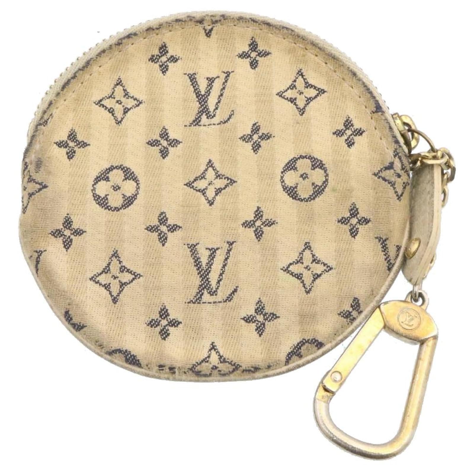 Louis Vuitton Round Coin purse Mini-Lin.